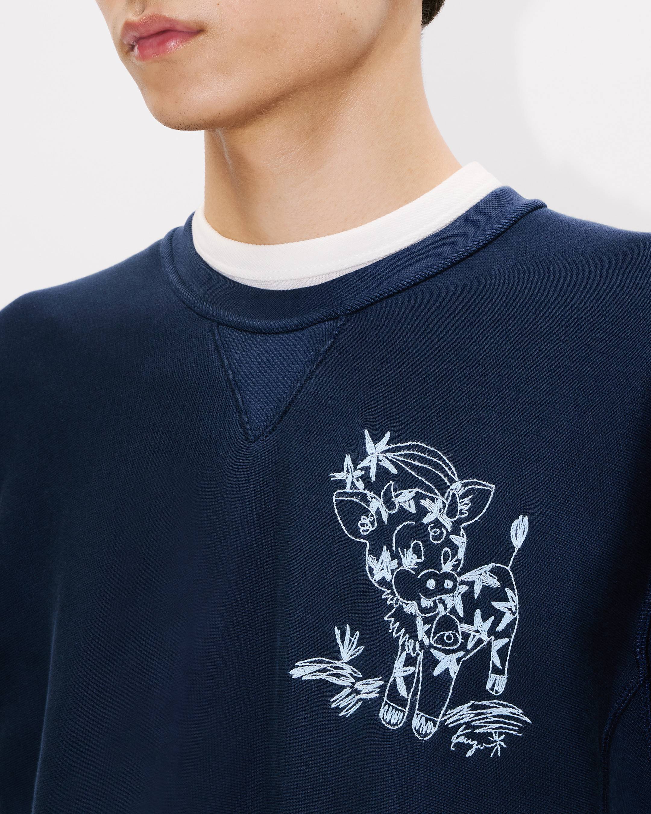 KENZO Cartoon' エンブロイダリー アウトライン スウェット イン