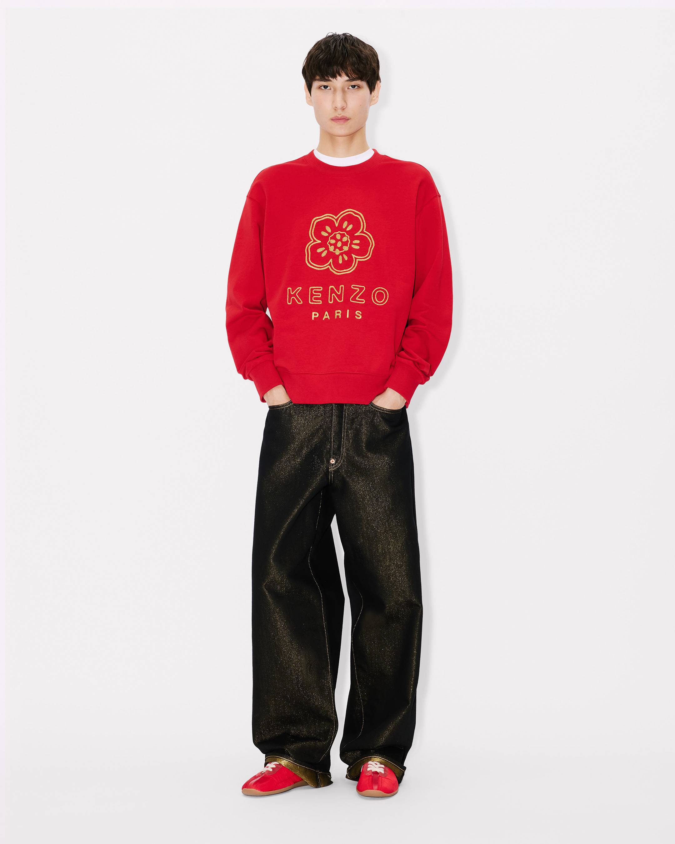 'Boke Flower' embroidered sweatshirt in cotton