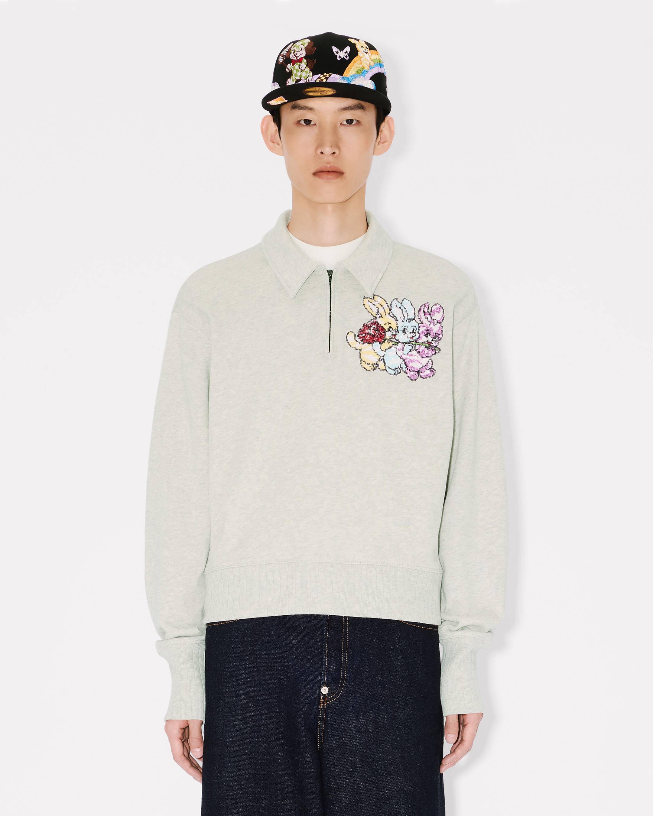 'KENZO Cartoon' polo sweatshirt in cotton