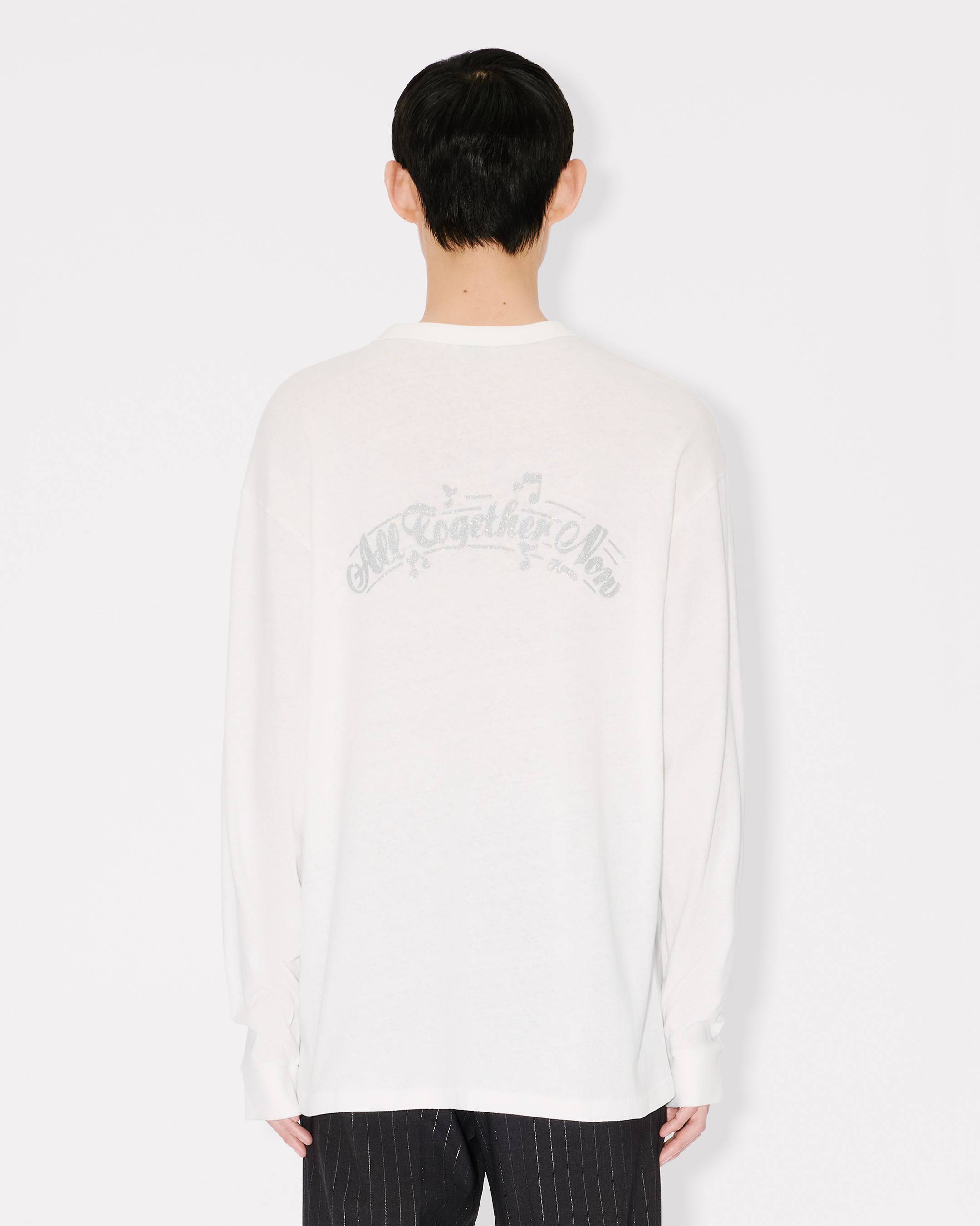 'KENZO Winter Holidays' リラックス ロングスリーブ Tシャツ イン コットン