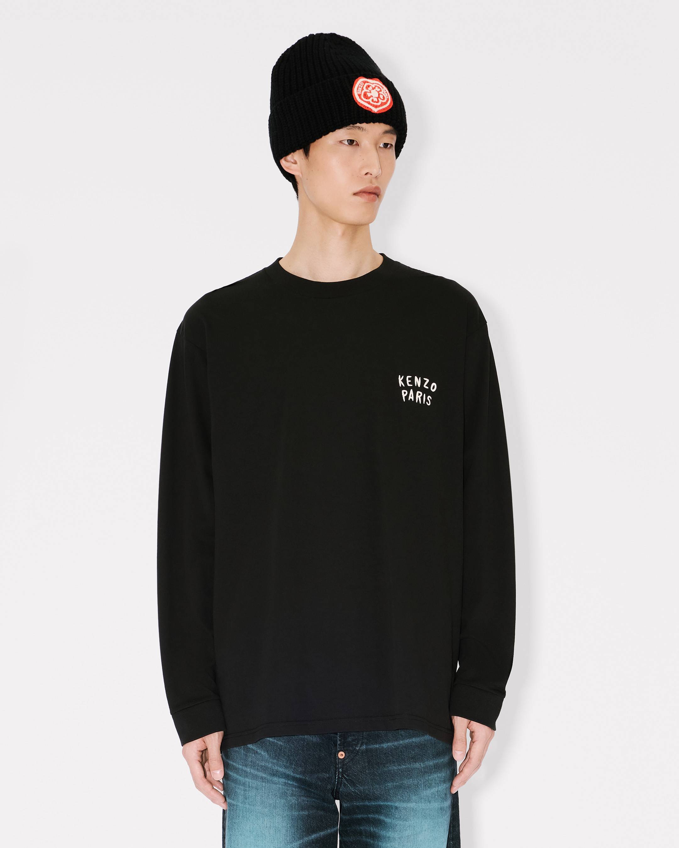'KENZO Boke Heart' relax long sleeve T-shirt in cotton