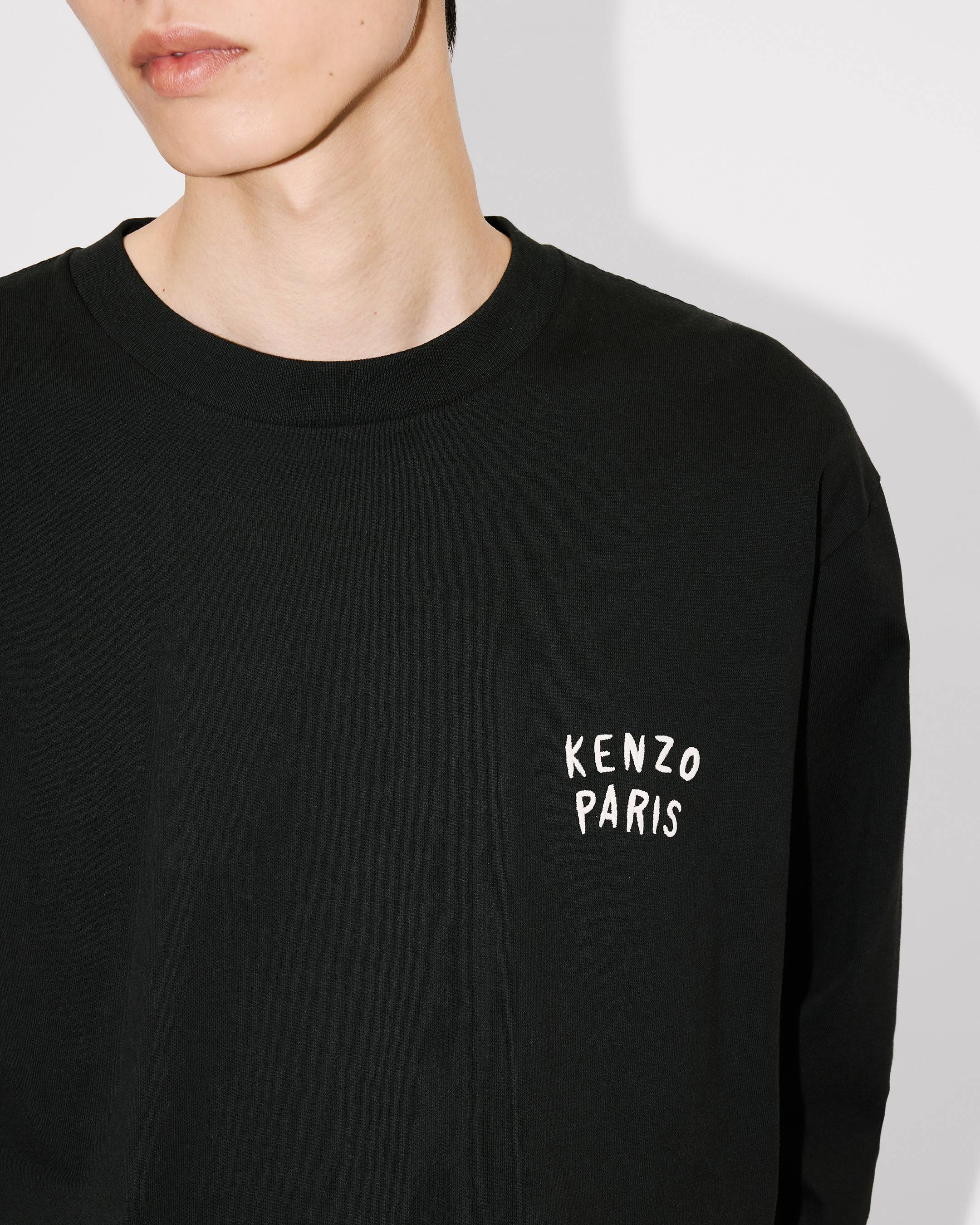 'KENZO Boke Heart' relax long sleeve T-shirt in cotton