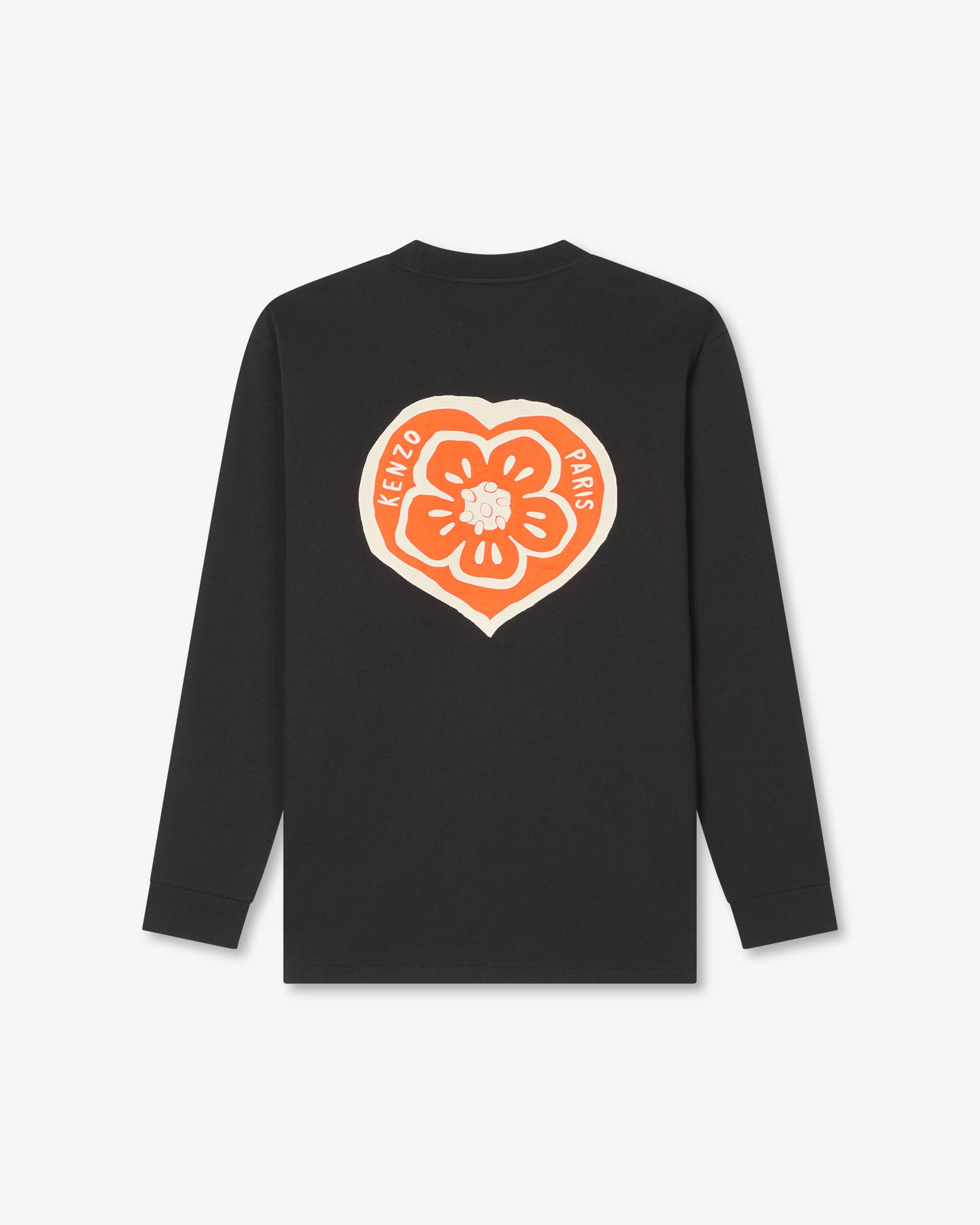 トップス 26S/S everyone BOKASHI L/S Tshirt M KENZO Boke Heart' relax long sleeve T-shirt in cotton | Men's | KENZO