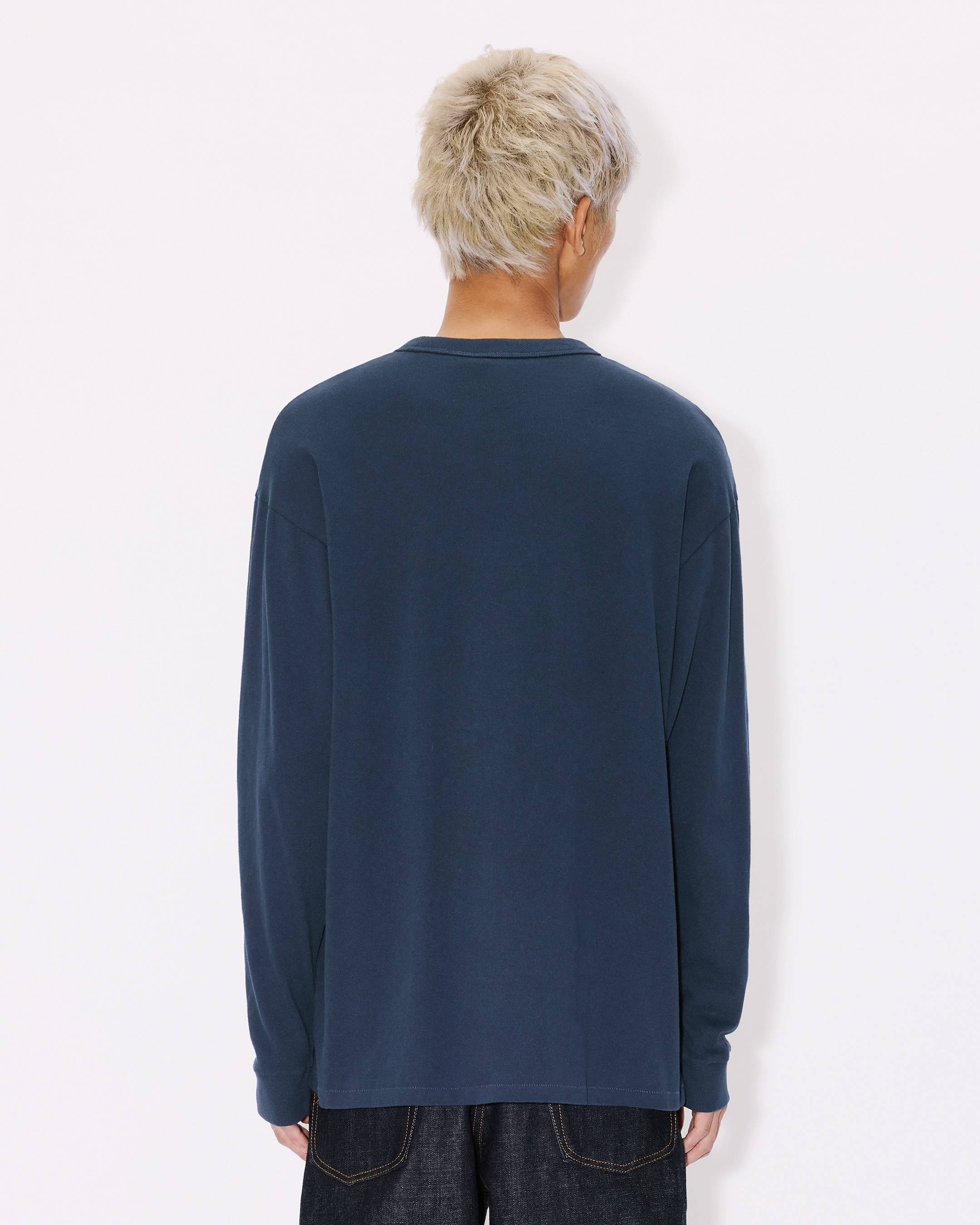 KENZO Cartoon' outlined relax long sleeve T-shirt in cotton