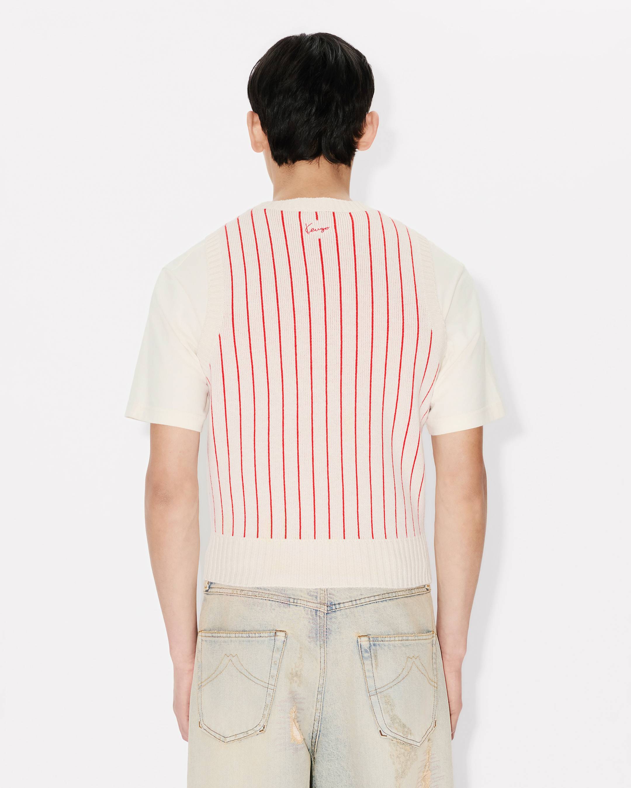 'KENZO Trompe L'&oelig;il' vest in wool cotton