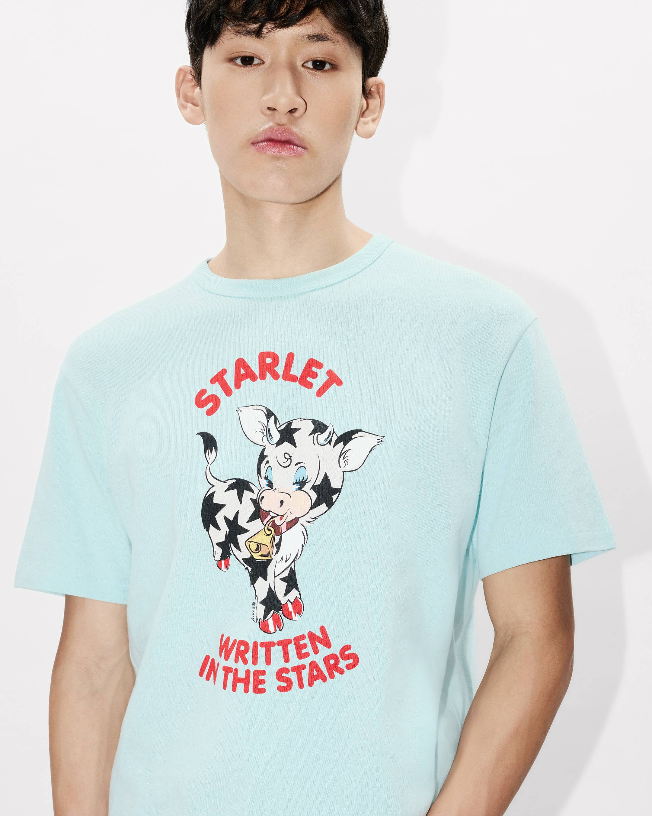 'Kenzo Cartoon' スリム Tシャツ イン コットン