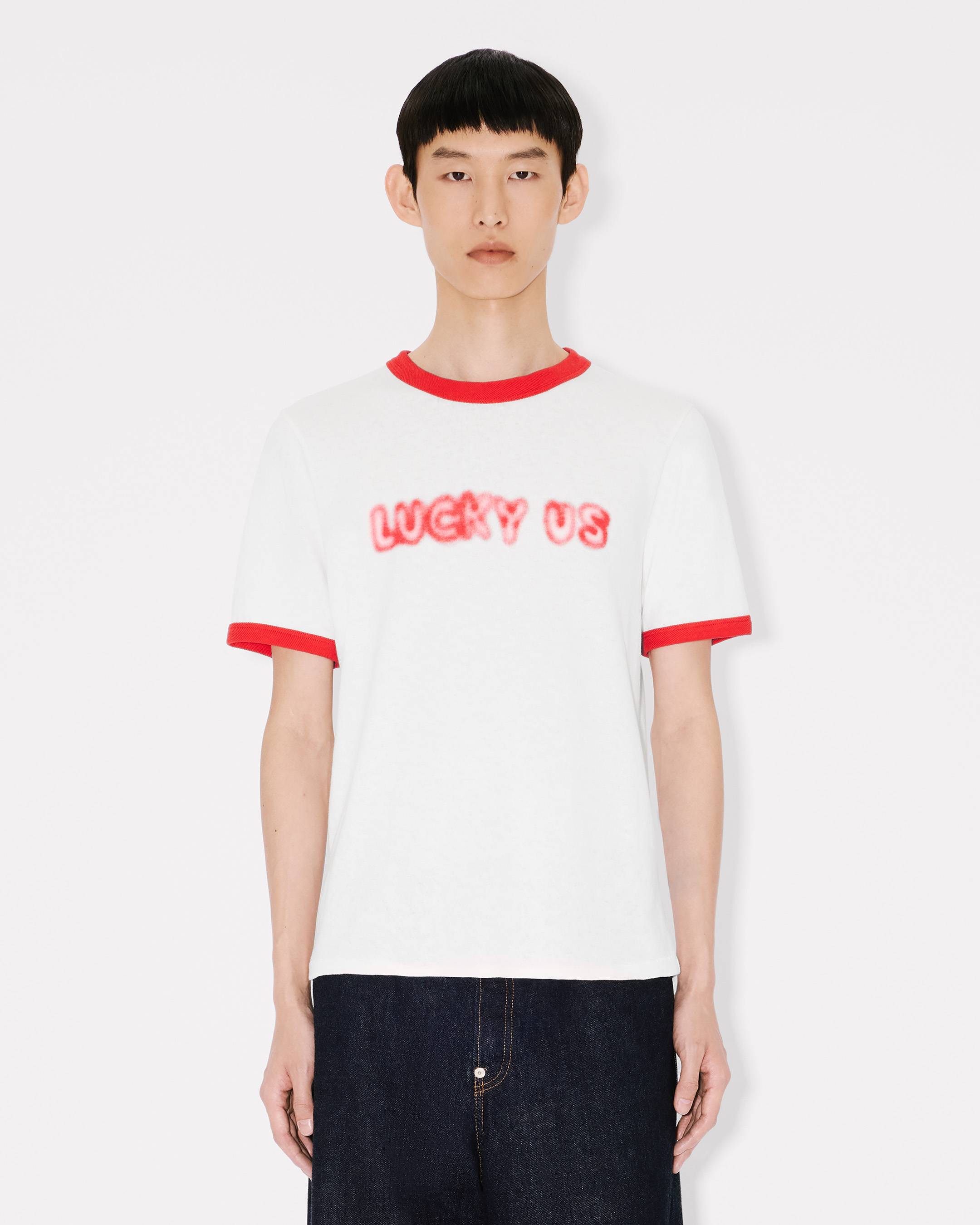 Camiseta slim de algod&oacute;n 'KENZO Words'