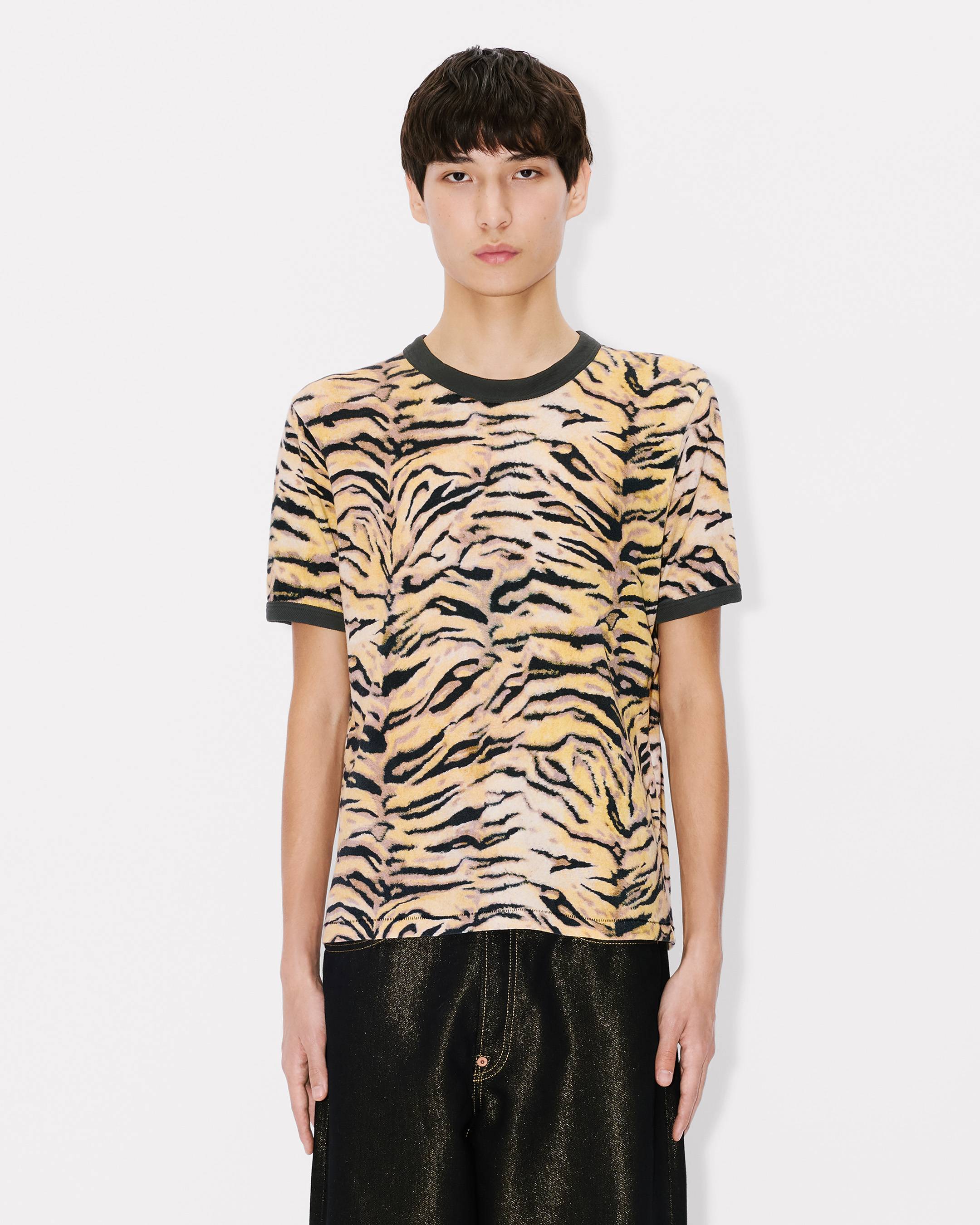 Schmales T-Shirt &bdquo;KENZO Tiger&ldquo; aus Baumwolle