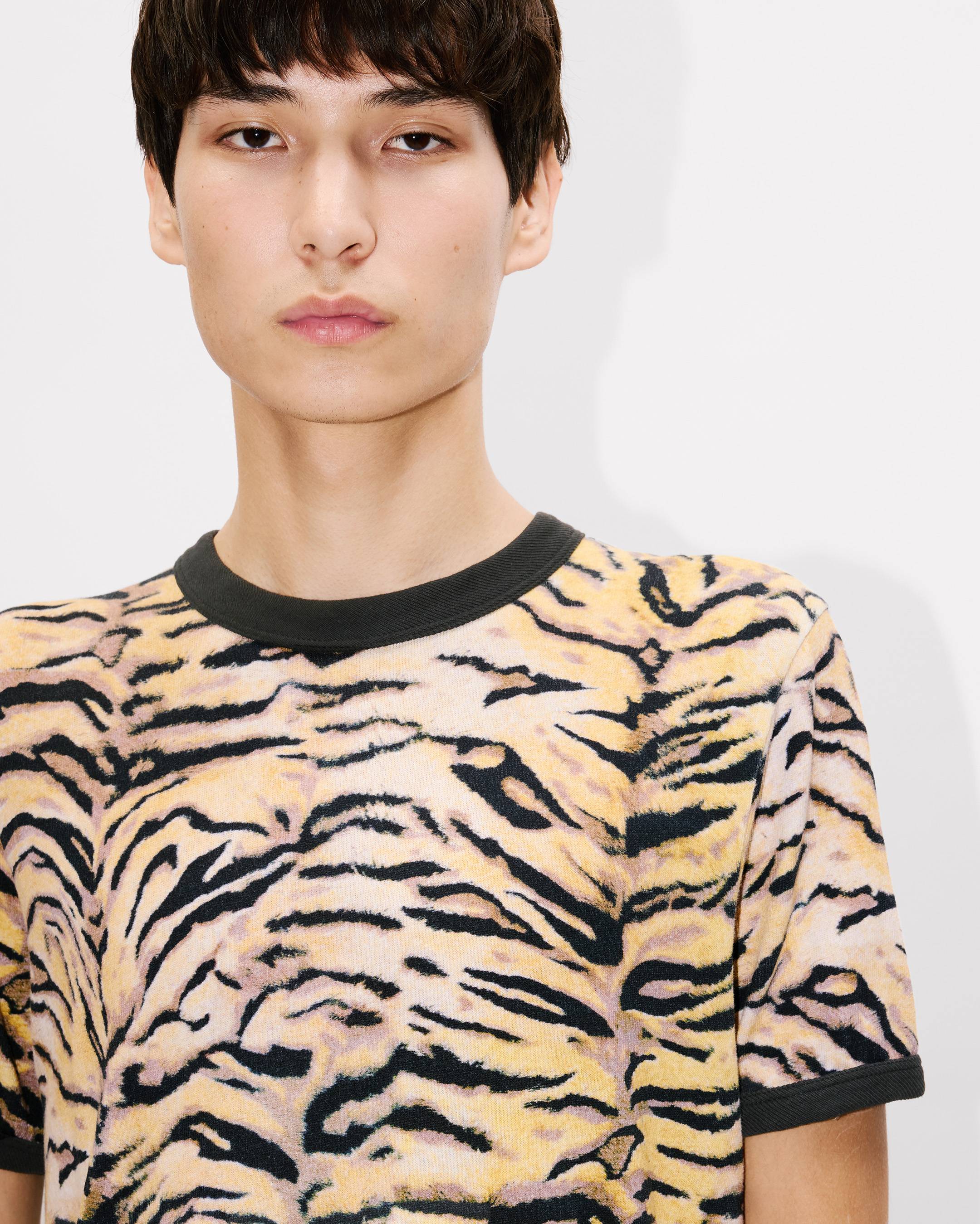 Schmales T-Shirt &bdquo;KENZO Tiger&ldquo; aus Baumwolle