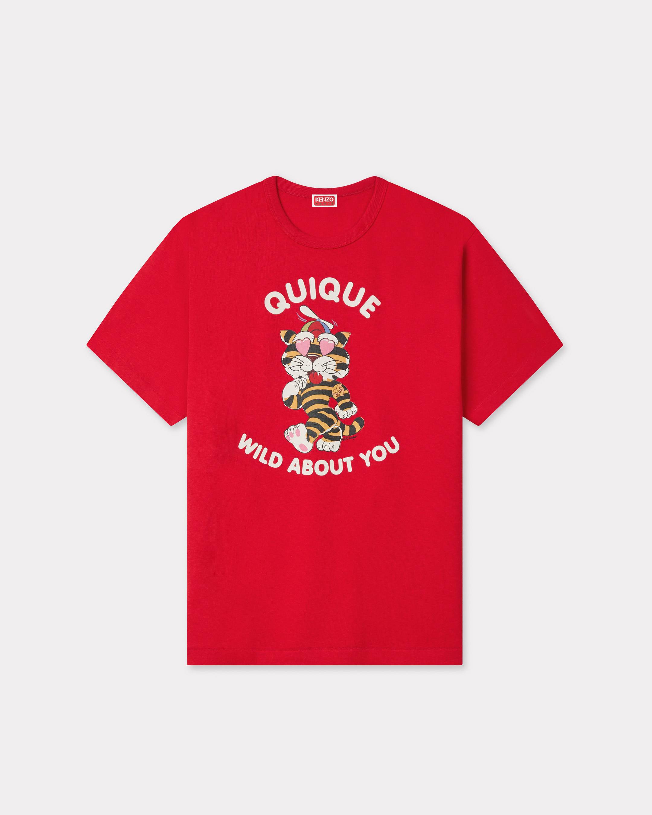 KENZO 'Kenzo Cartoon' Quique T-shirt In Cotton Cherry Red Mens - Size M