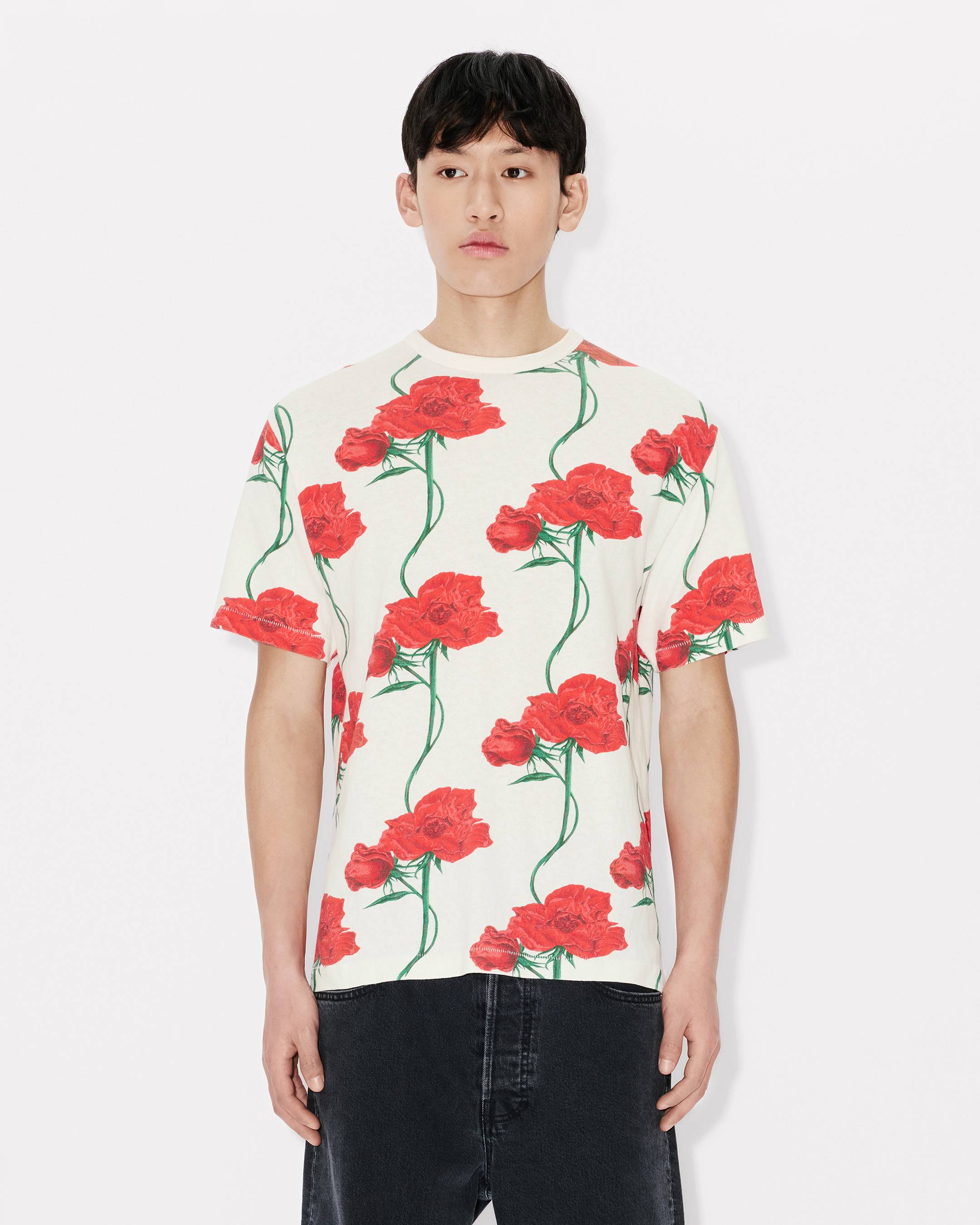 'KENZO Archive Rose' T-shirt in cotton
