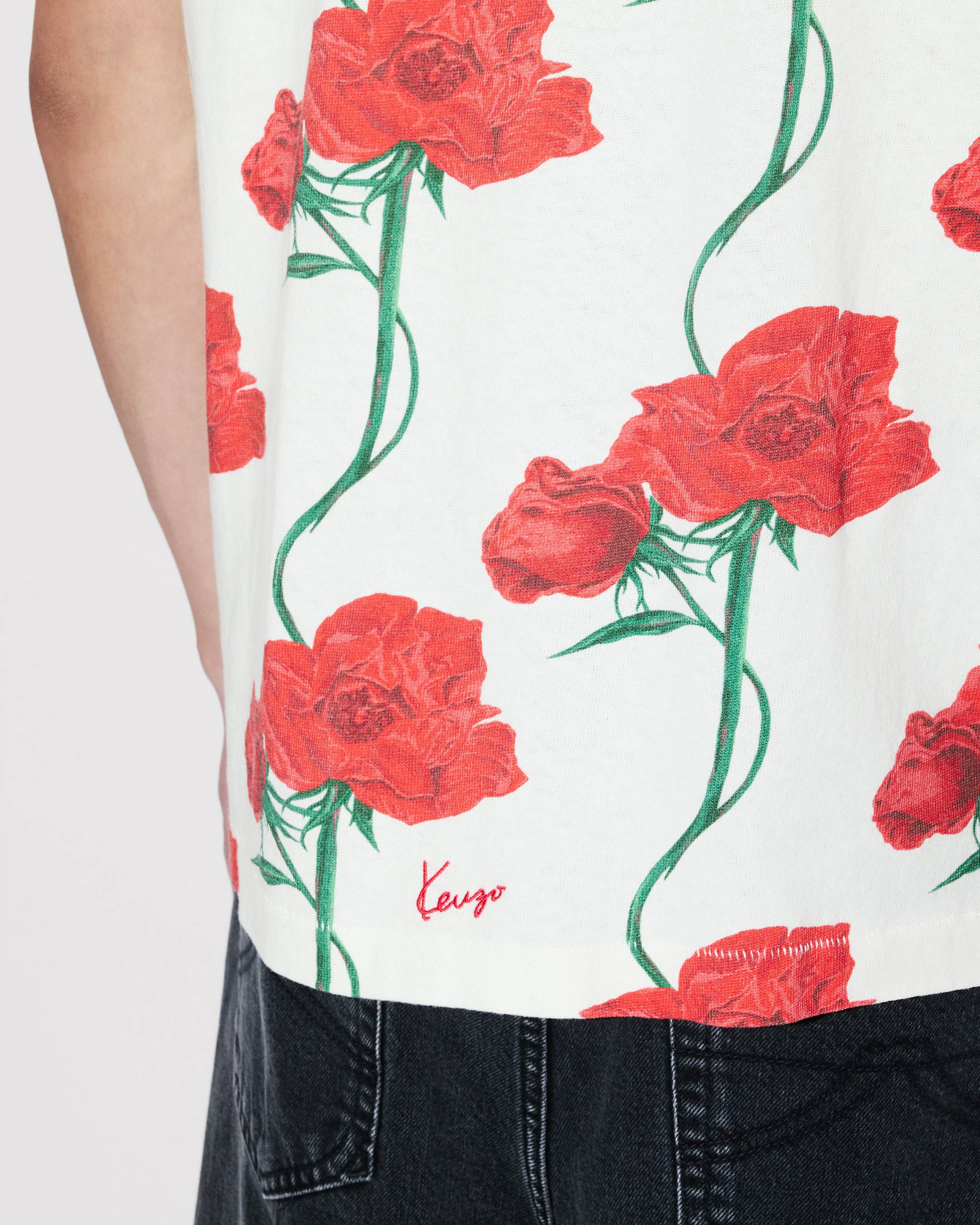 'KENZO Archive Rose' T-shirt in cotton