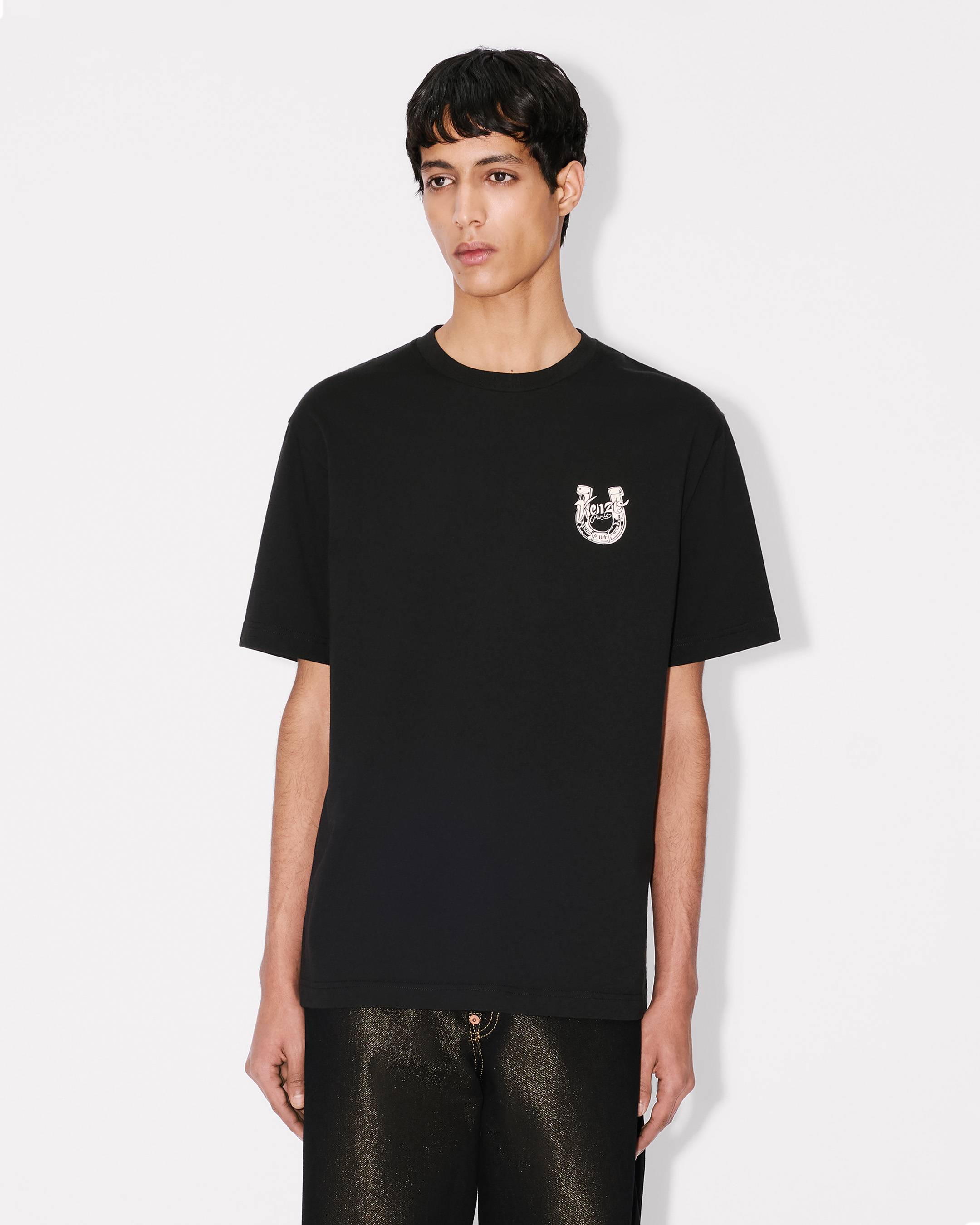 T-Shirt mit &bdquo;Lunar New Year&ldquo;-Stickerei aus Baumwolle