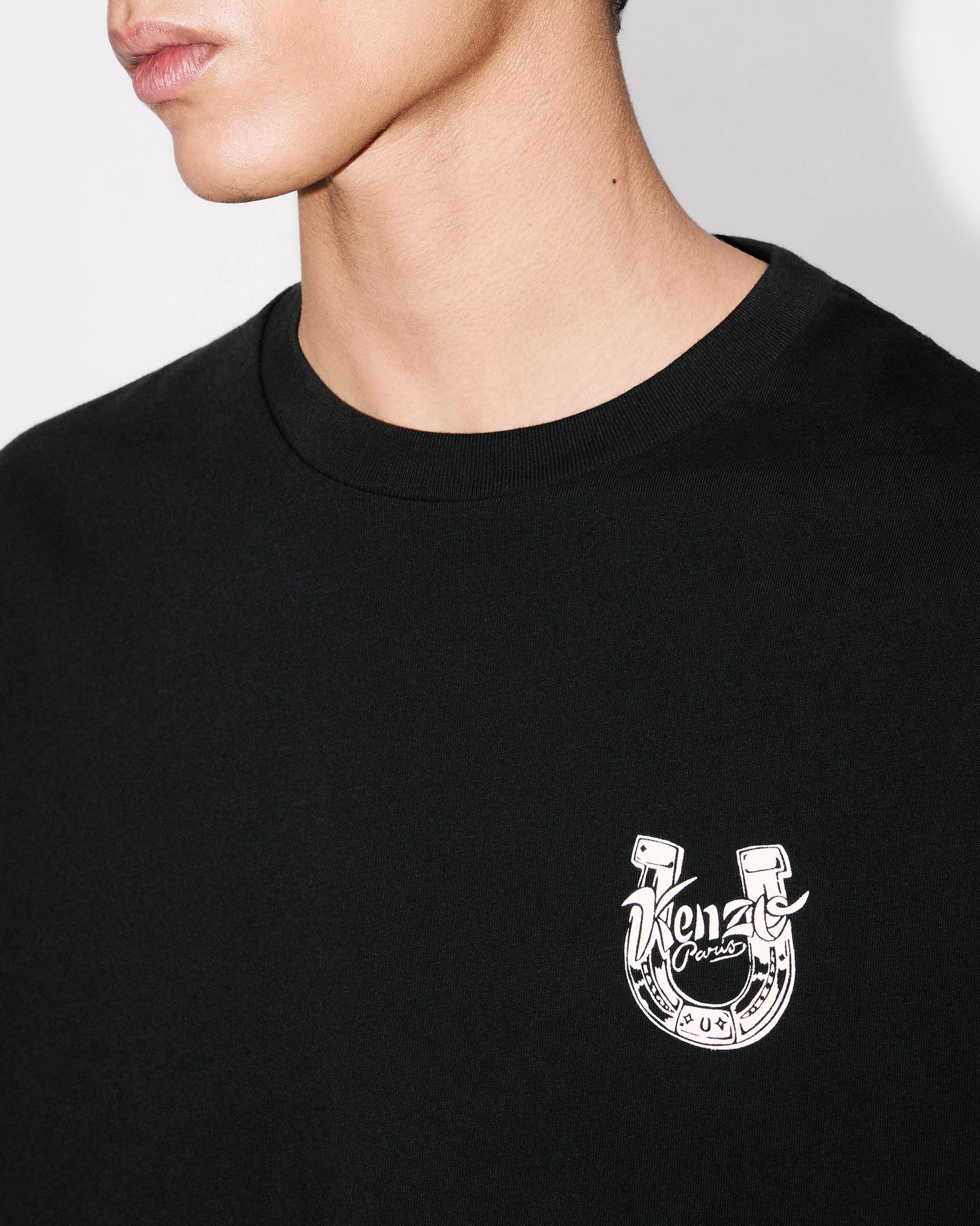 T-Shirt mit &bdquo;Lunar New Year&ldquo;-Stickerei aus Baumwolle