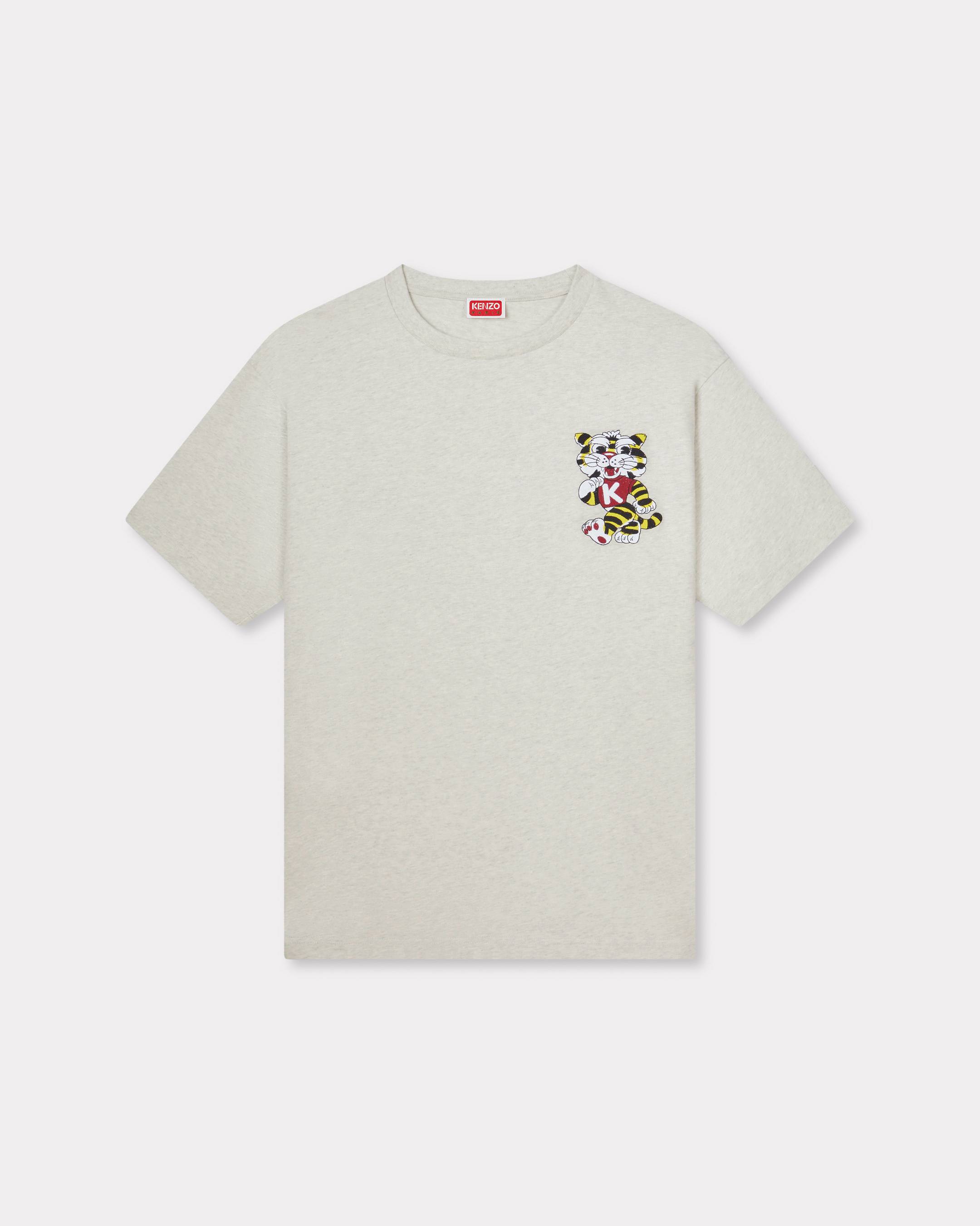 'KENZO Wild Tiger' embroidered oversized T-shirt in cotton