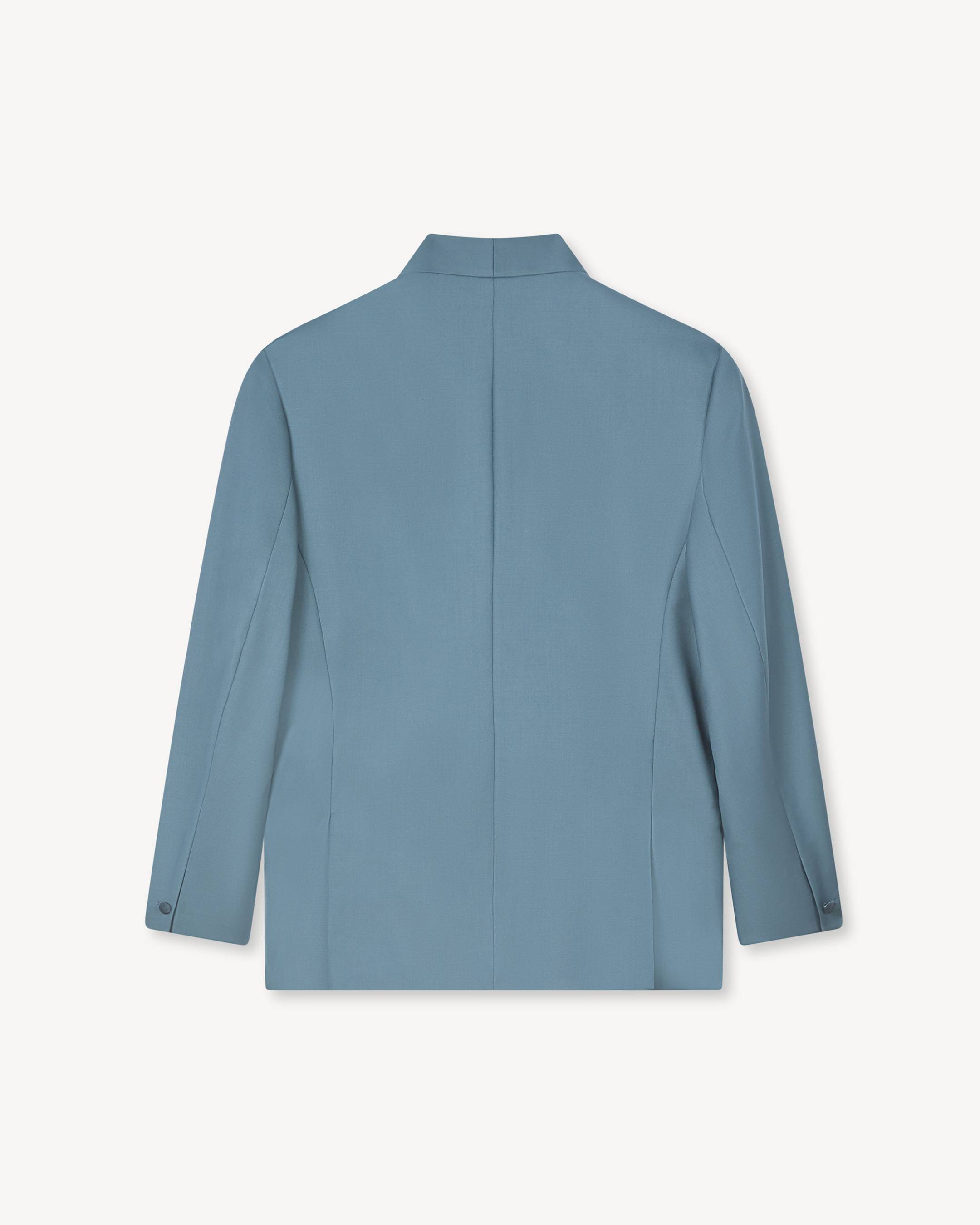 Double breasted tailored kimono jacket in virgin wool | Men's | KENZO