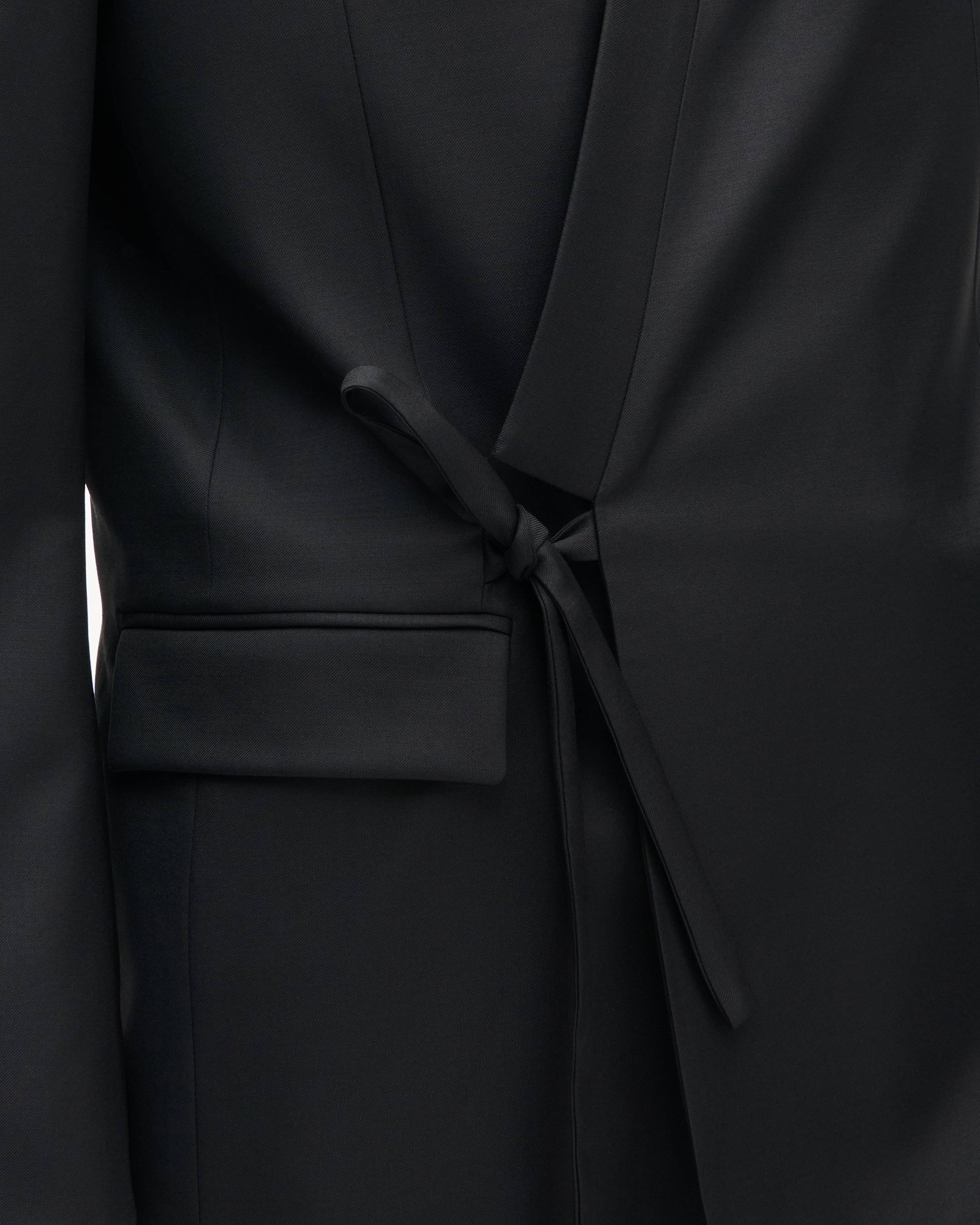 ダブル ブレステッド KIMONO ジャケット イン バージン ウール