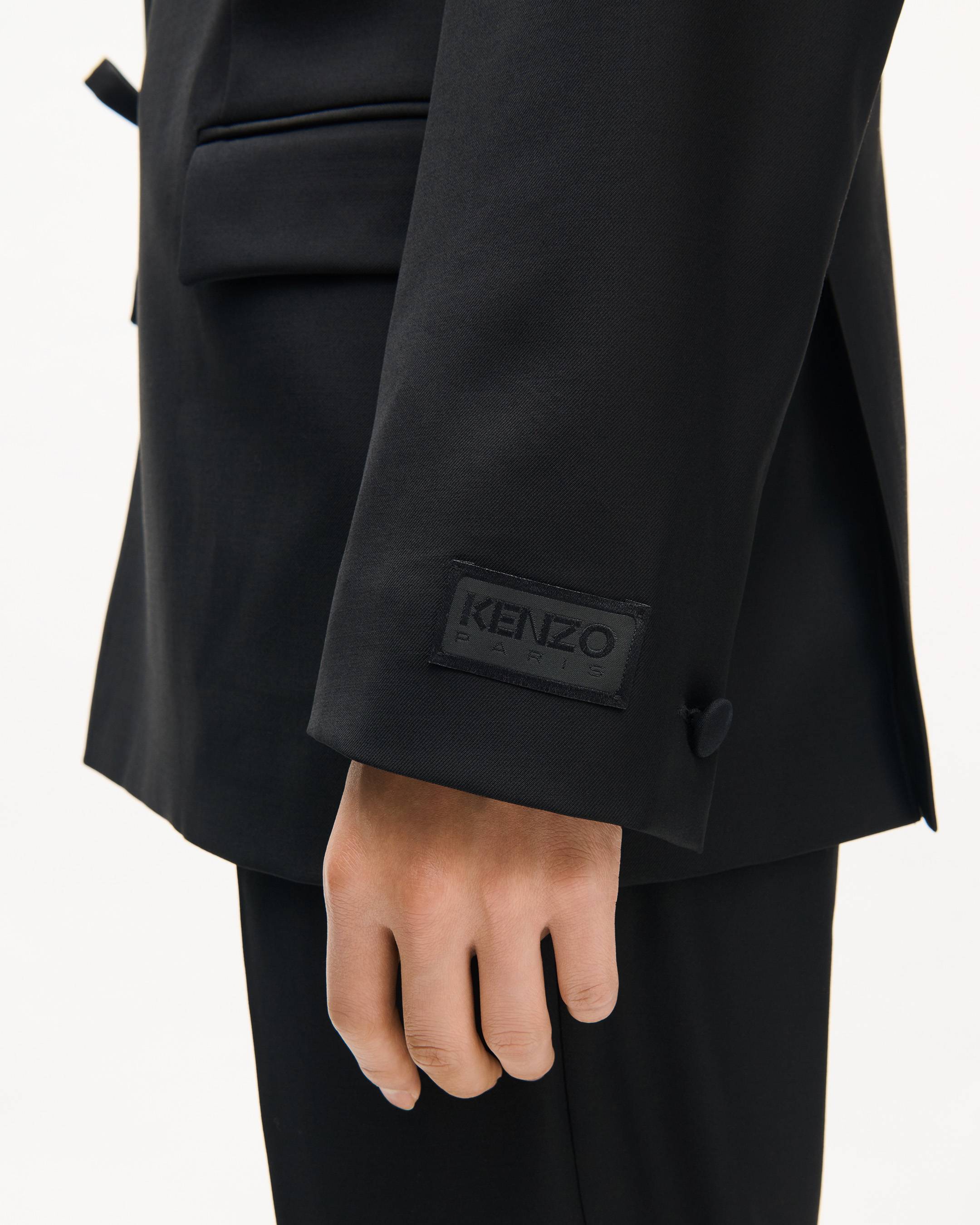 Double breasted tailored kimono jacket in virgin wool | Men's | KENZO