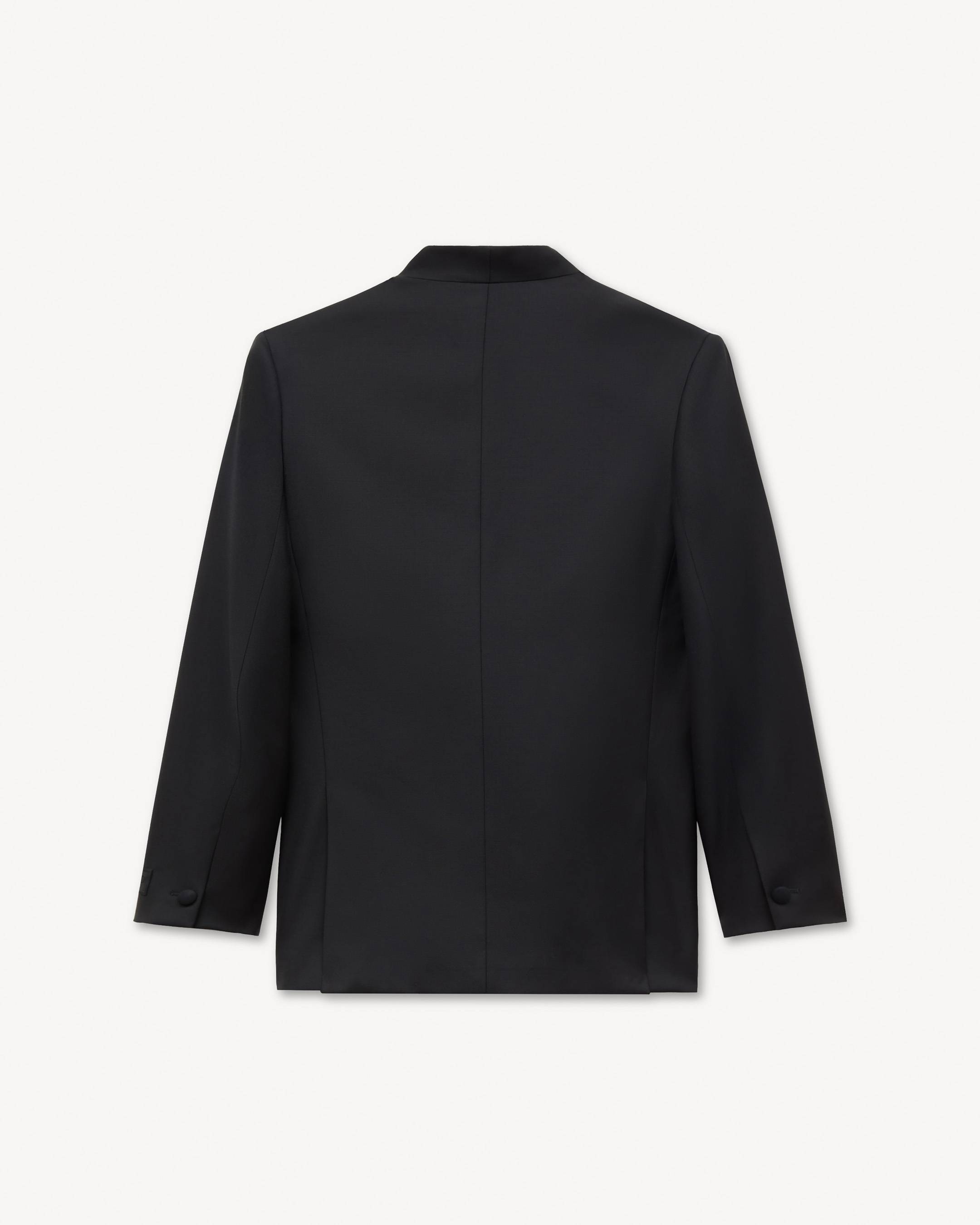 Double breasted tailored kimono jacket in virgin wool | Men's | KENZO