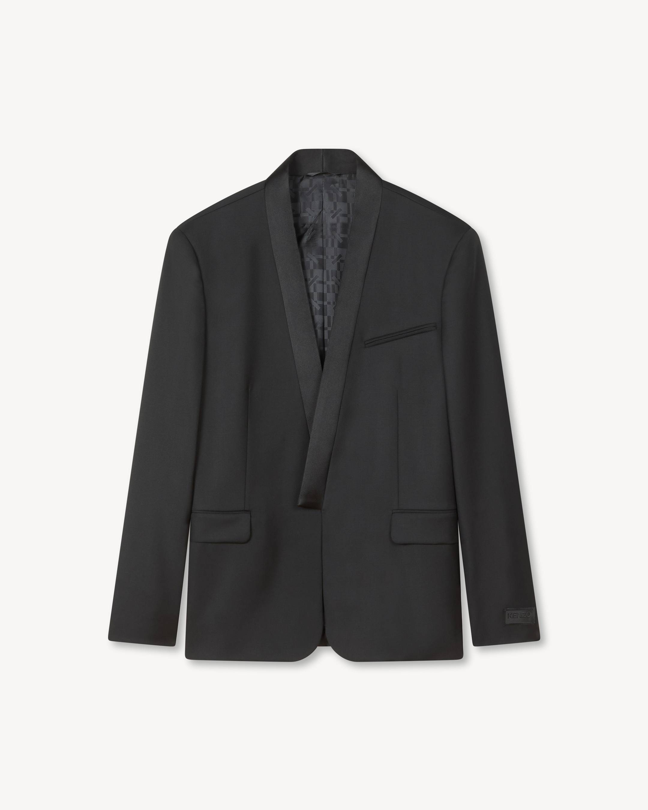 Single breasted tailored kimono blazer in virgin wool | Men's | KENZO