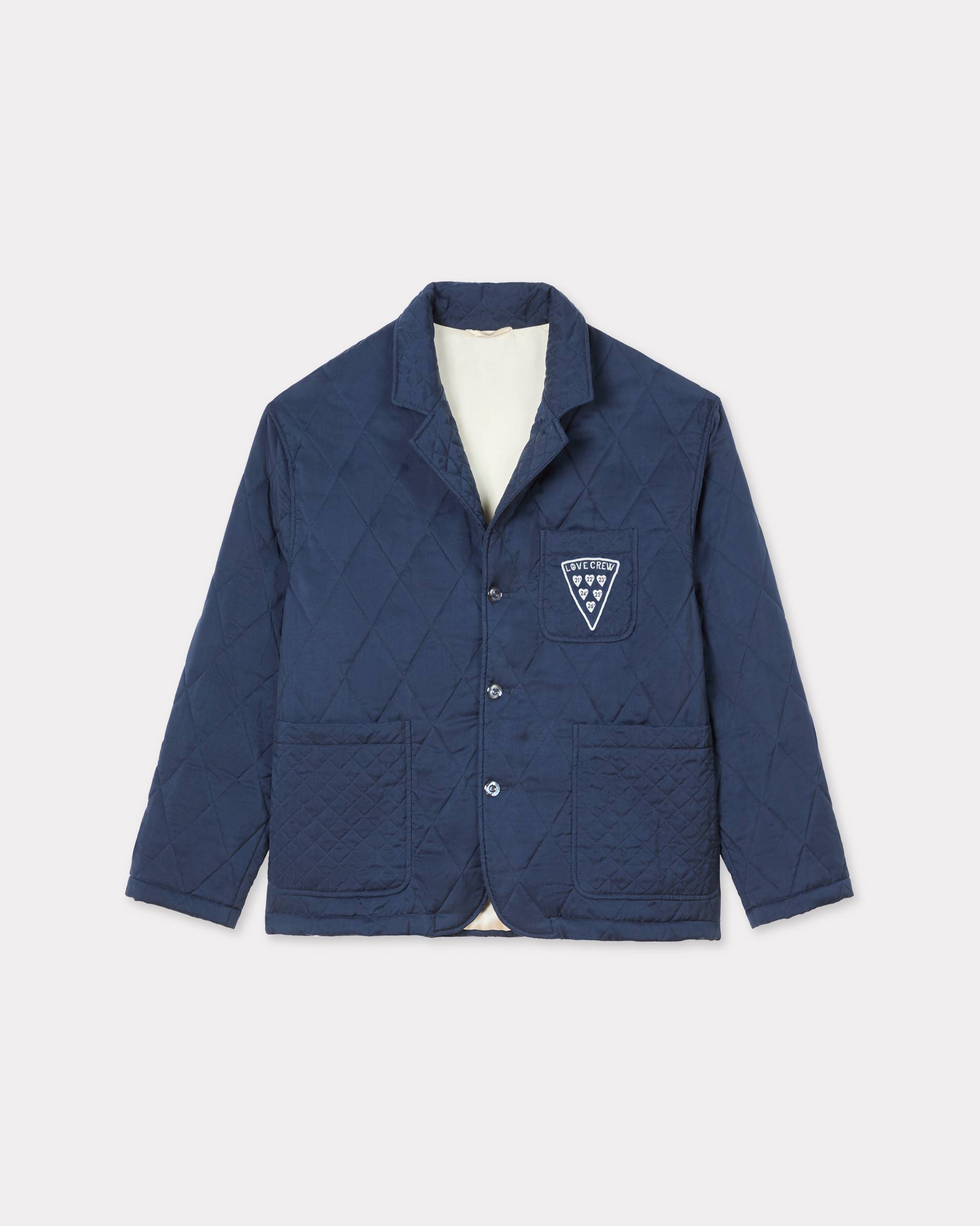 Veste workwear matelass&eacute;e 'KENZO Badges' en cupro