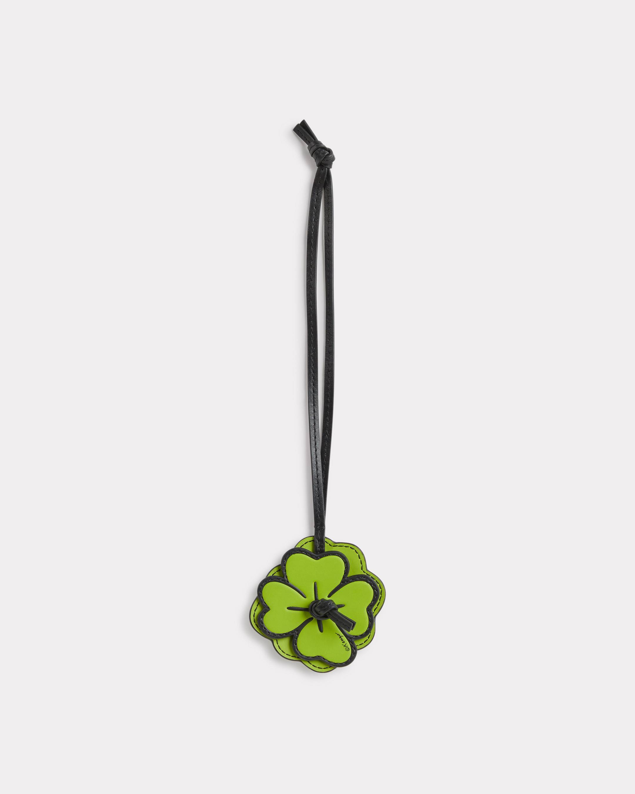 'KENZO Cartoon' clover charm in leather