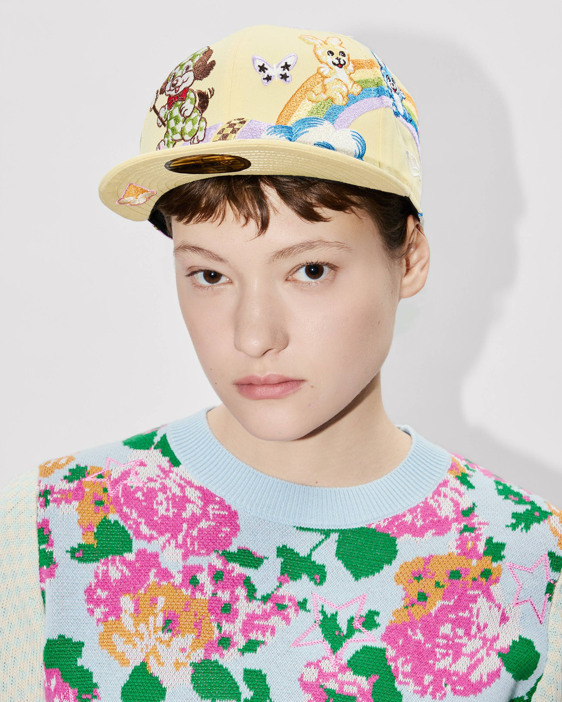 Kappe mit &bdquo;KENZO x New Era&ldquo;-Stickerei