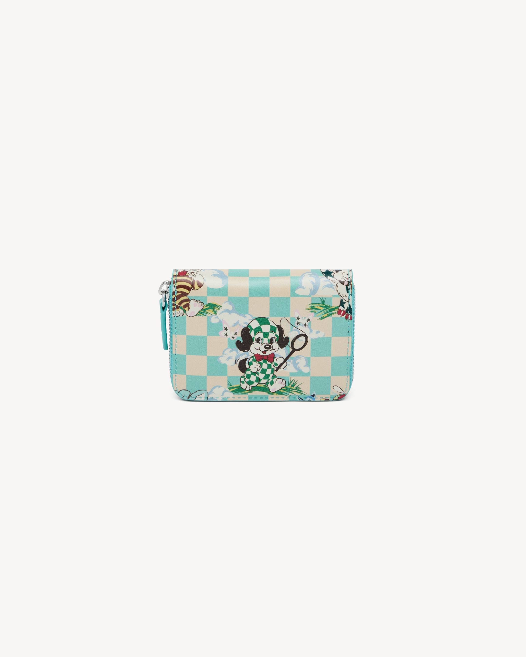 KENZO Cartoon' zip wallet in leather | KENZO