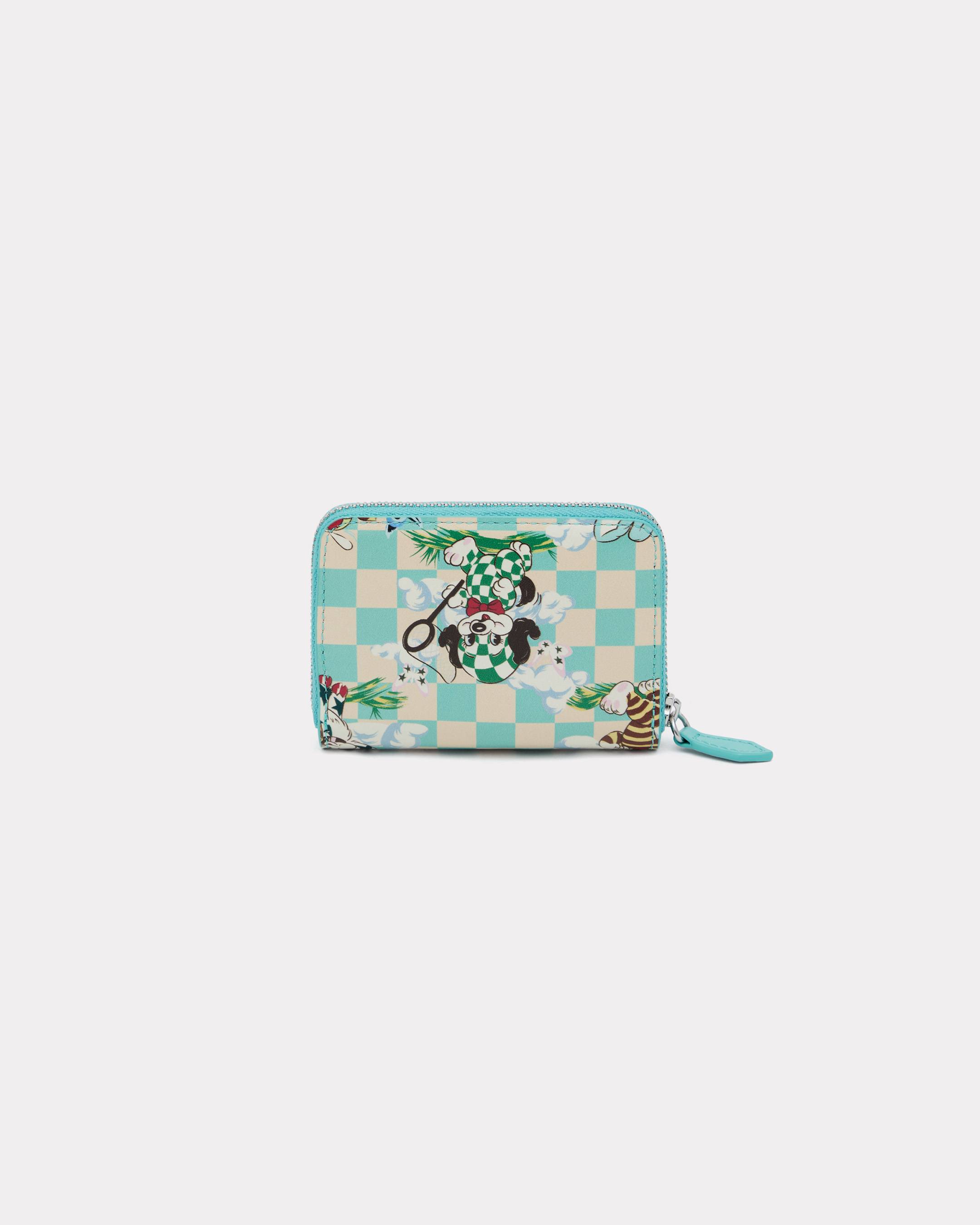 Portafoglio con cerniera in pelle 'KENZO Cartoon'