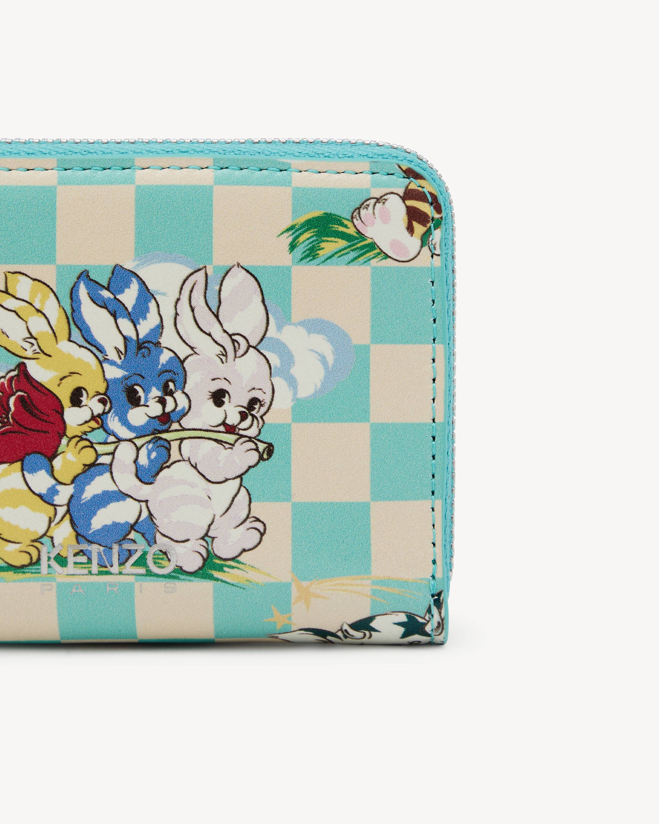 kenzou！ KENZO Cartoon' zip wallet in leather | KENZO