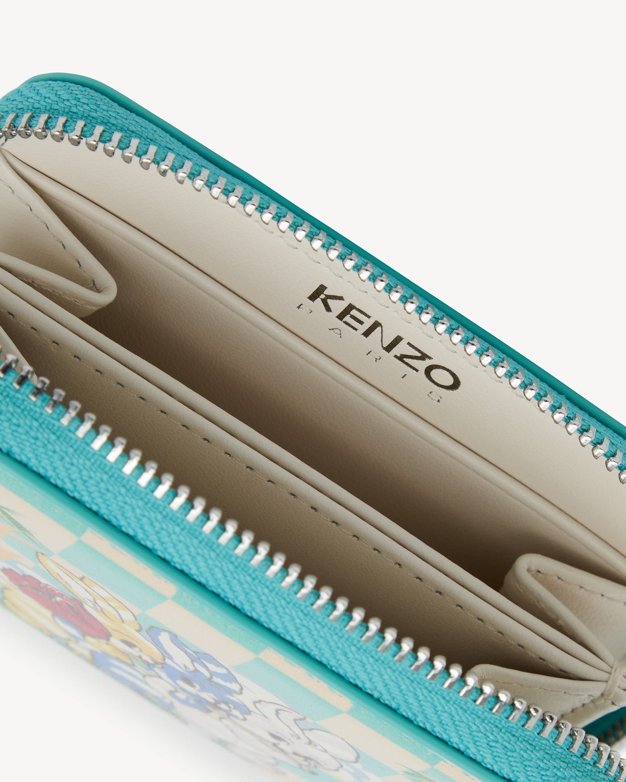KENZO Cartoon' レザー ジップ ウォレット | KENZO