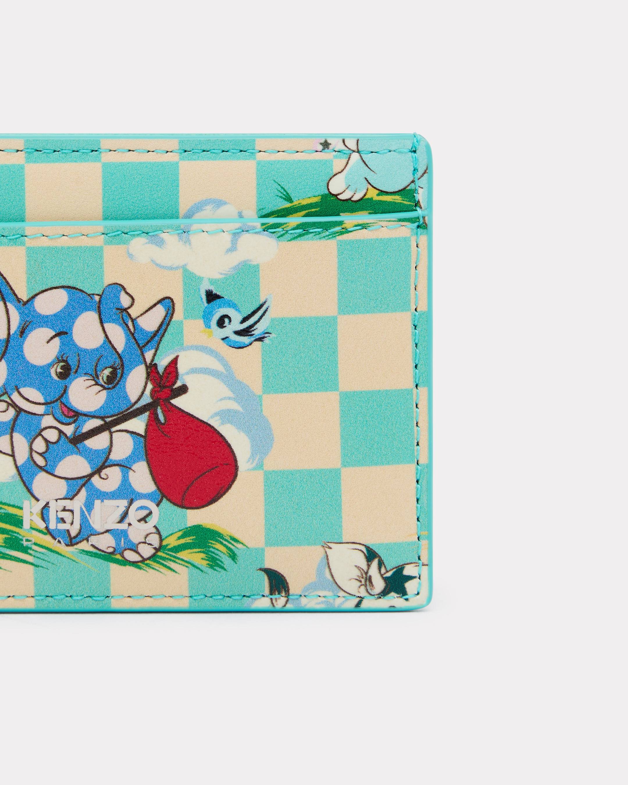 Porte-cartes 'KENZO Cartoon' en cuir