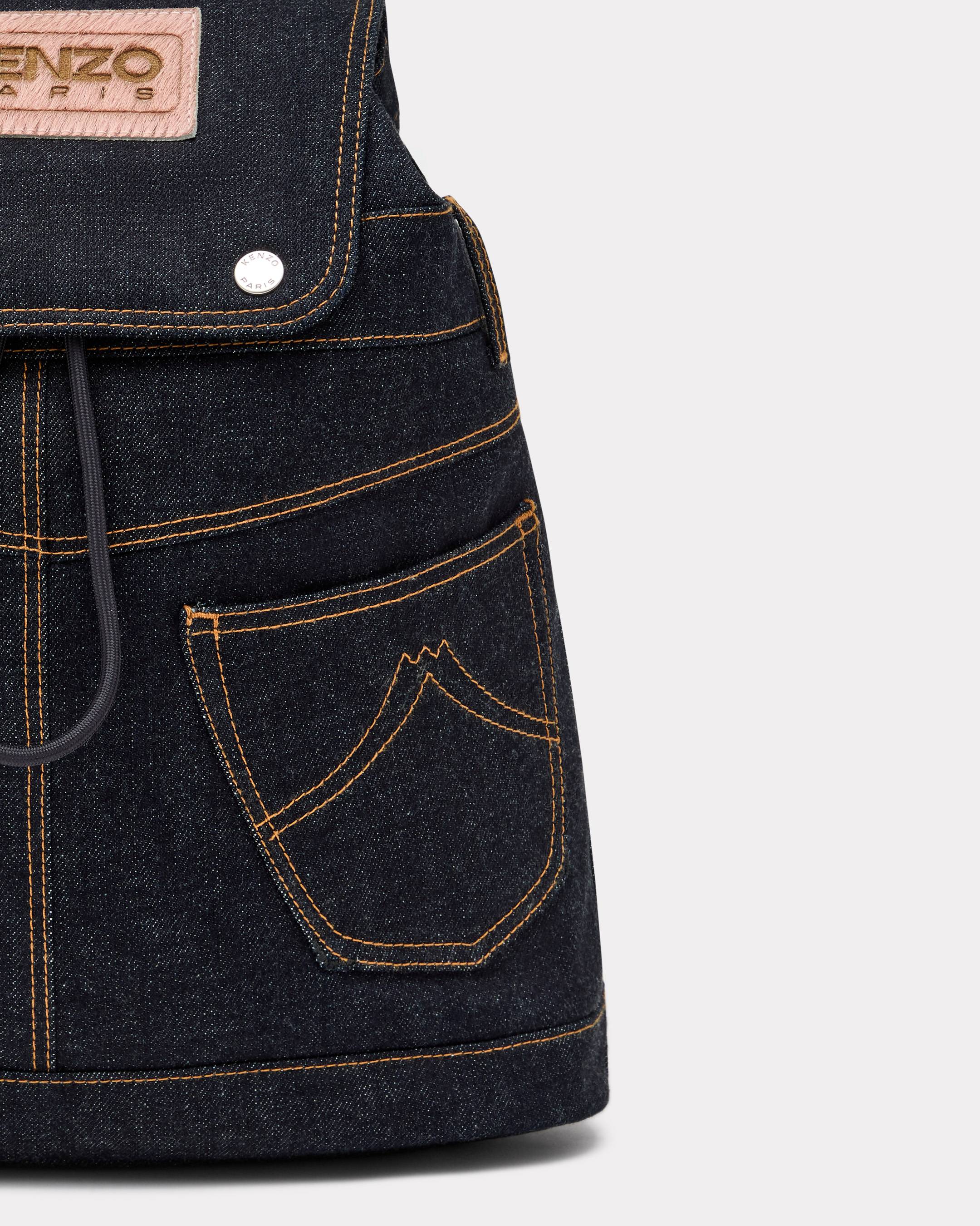 'KENZO Five Pockets' backpack in denim-like twill