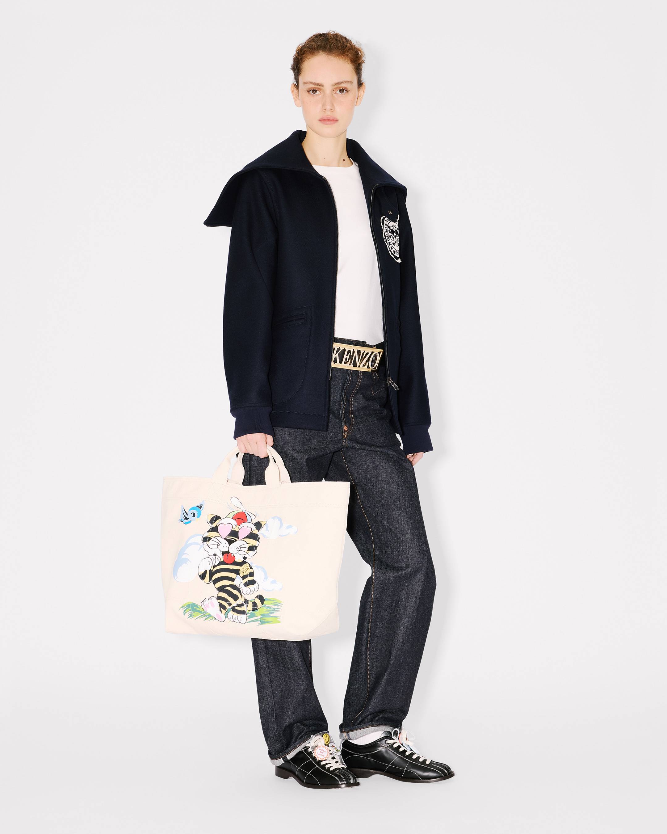 'KENZO Cartoon' large tote bag in canvas