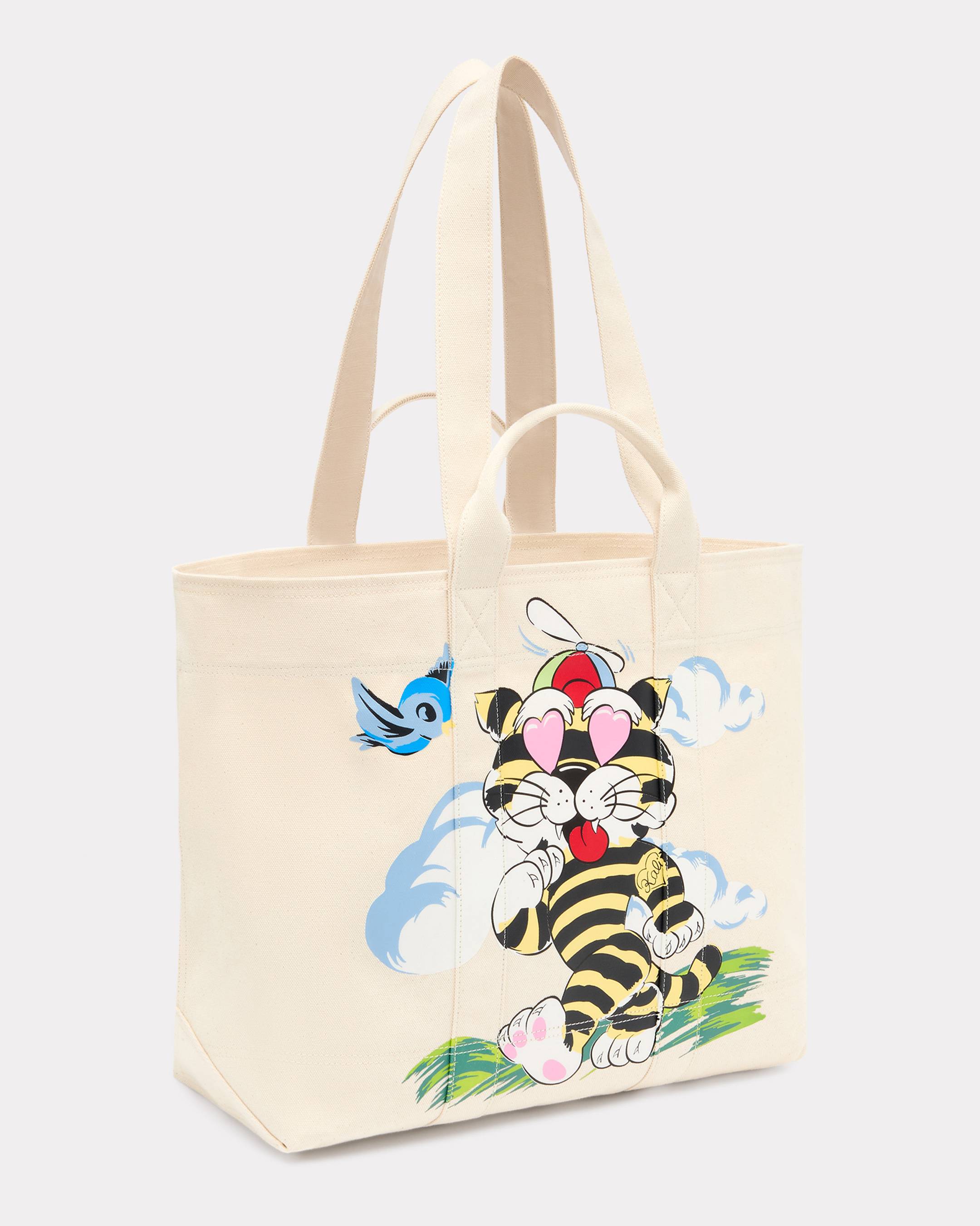 'KENZO Cartoon' large tote bag in canvas
