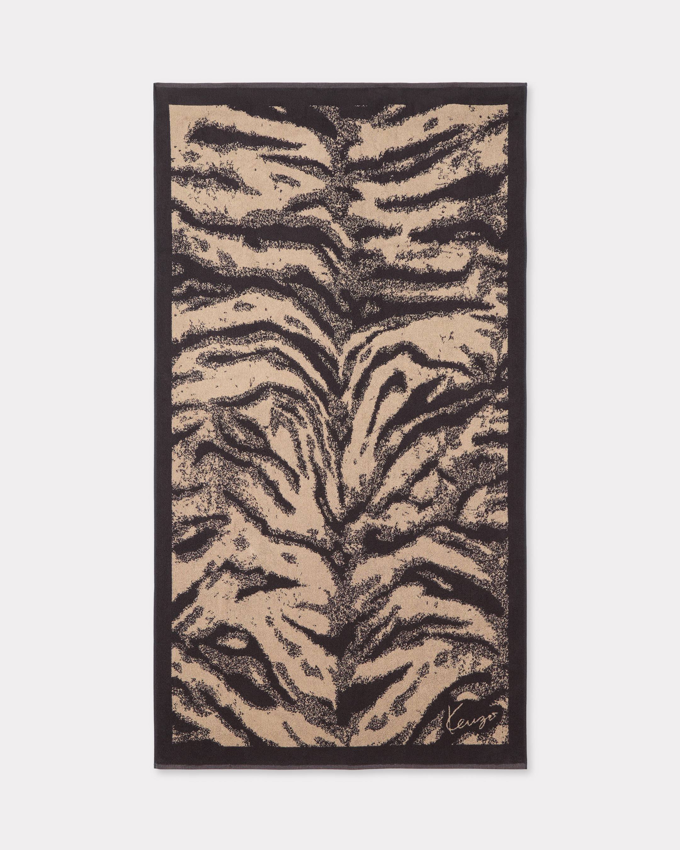 'KENZO Tiger' jacquard beach towel