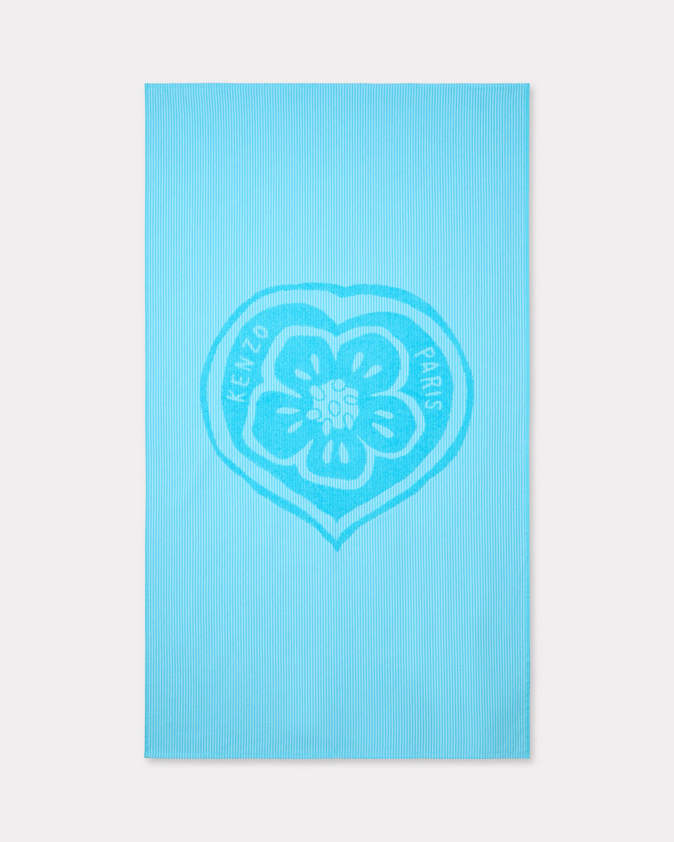 'KENZO Boke Heart' jacquard fouta