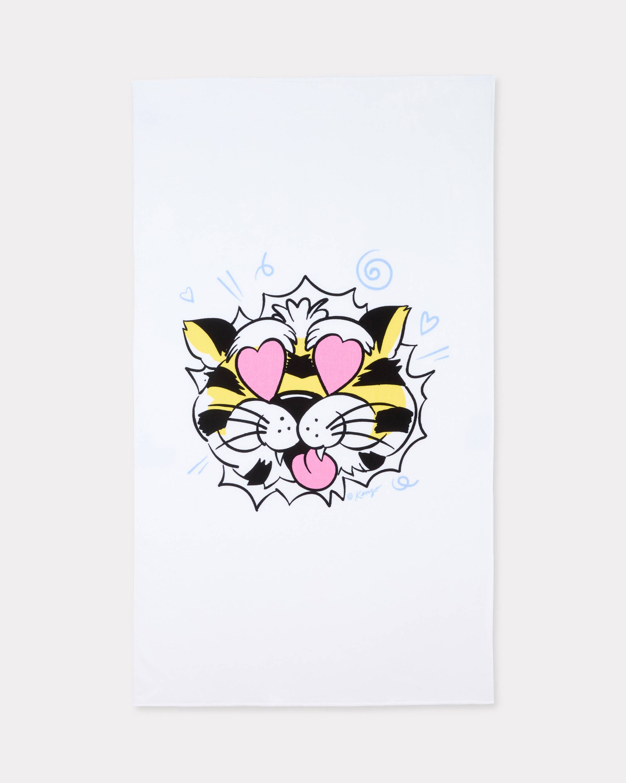 'KENZO Wild Tiger' velvet beach towel
