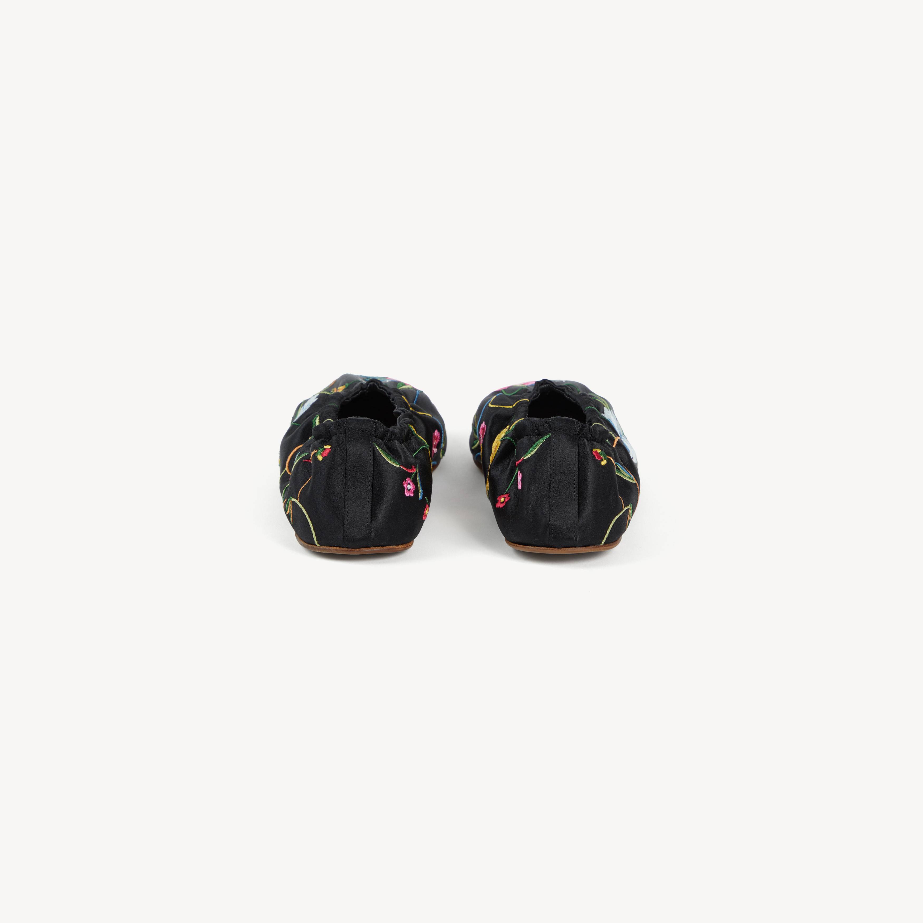'KENZO Ballet' ballerinas in embroidered satin