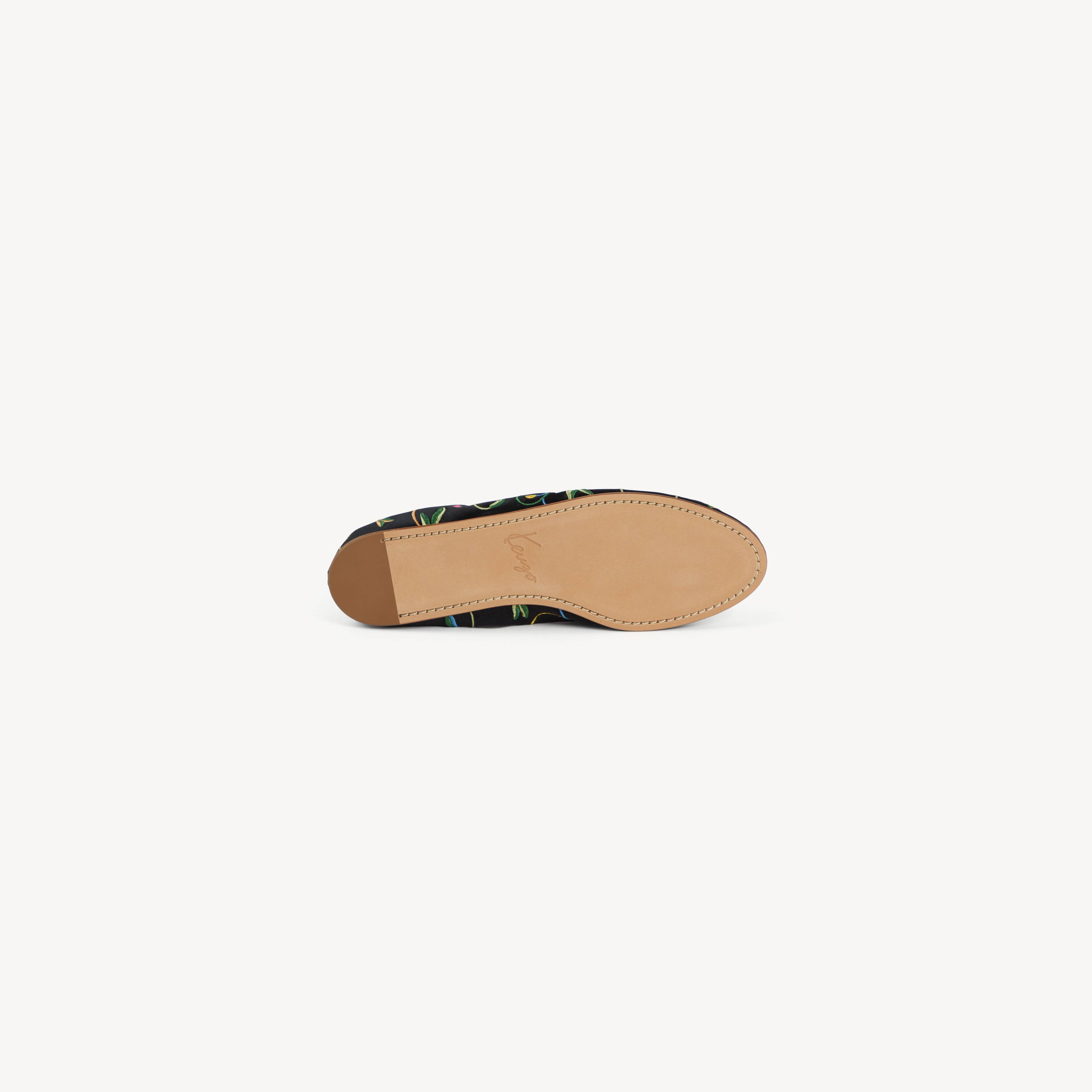'KENZO Ballet' ballerinas in embroidered satin