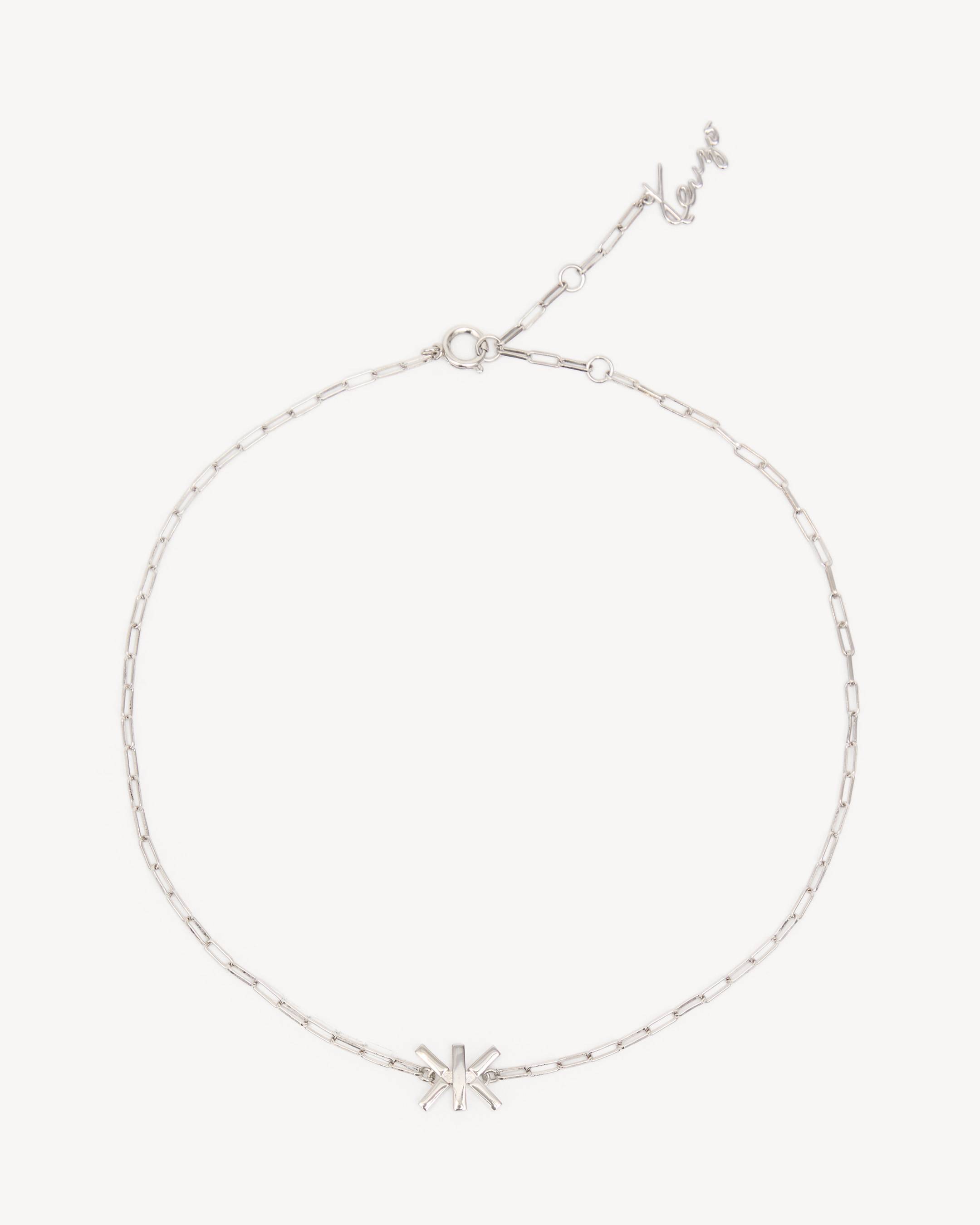 KENZO Double K' necklace in brass | KENZO