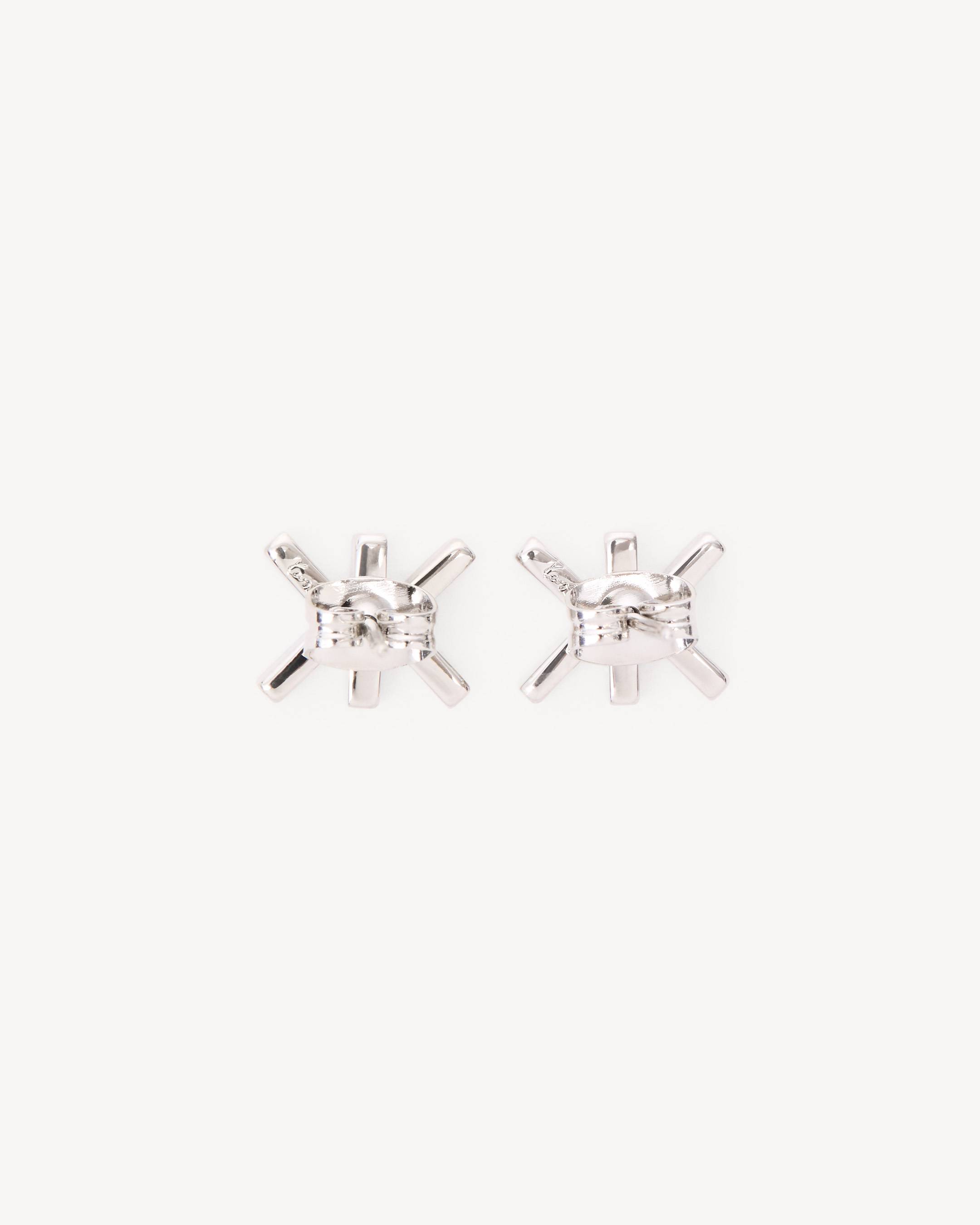 'KENZO Double K' earrings in brass