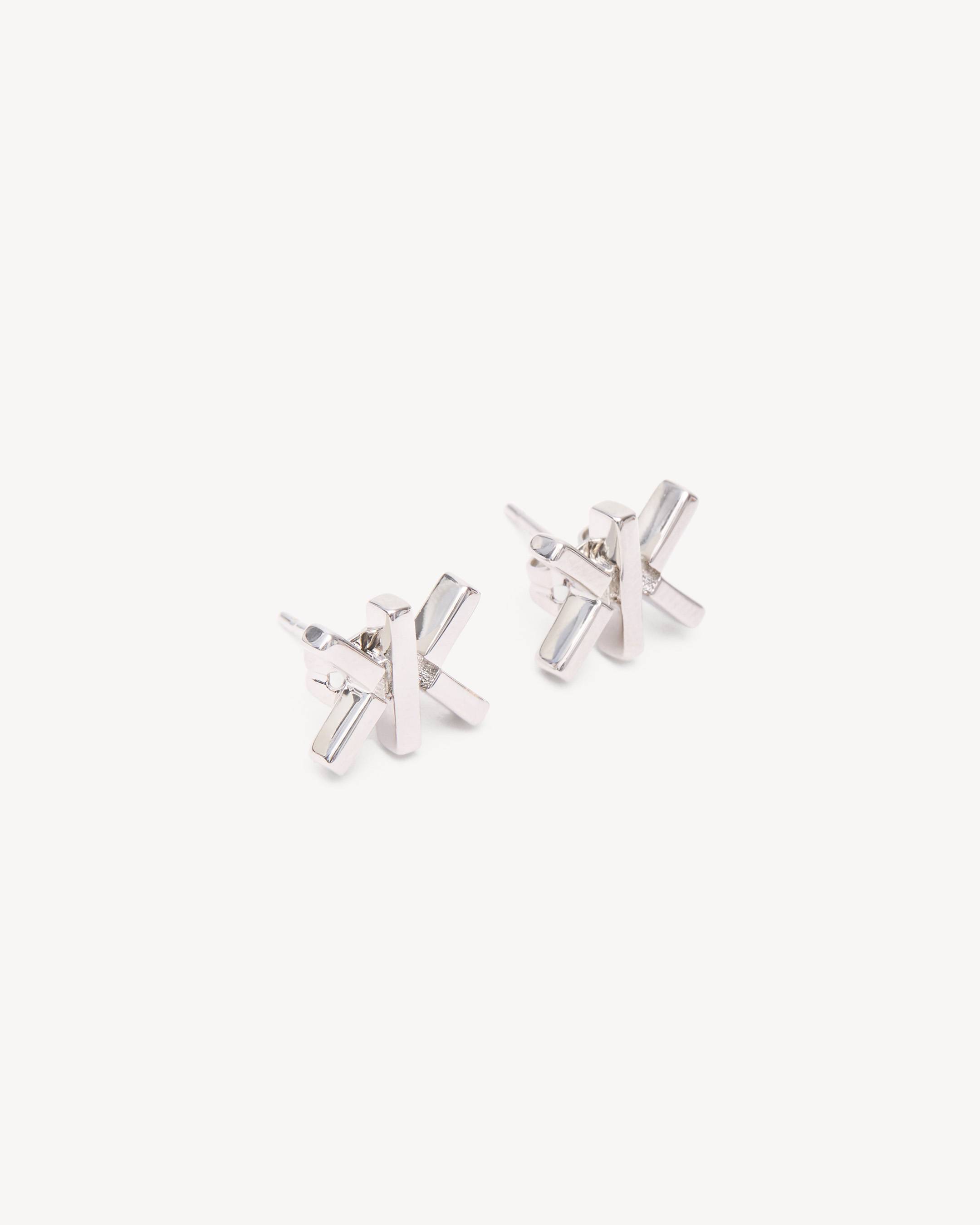 'KENZO Double K' earrings in brass
