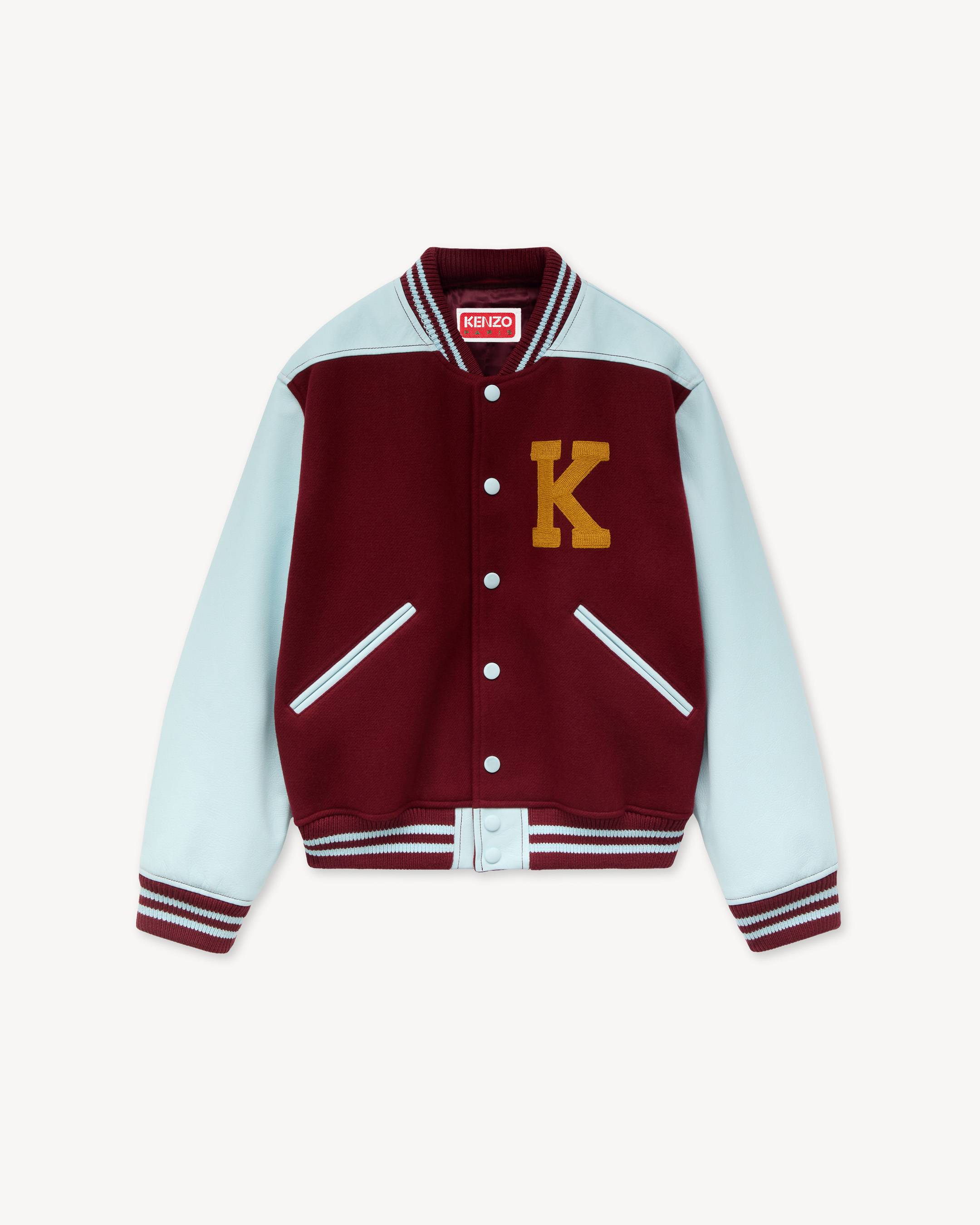 KENZO Varsity' jacket in wool and leather | Women's | KENZO
