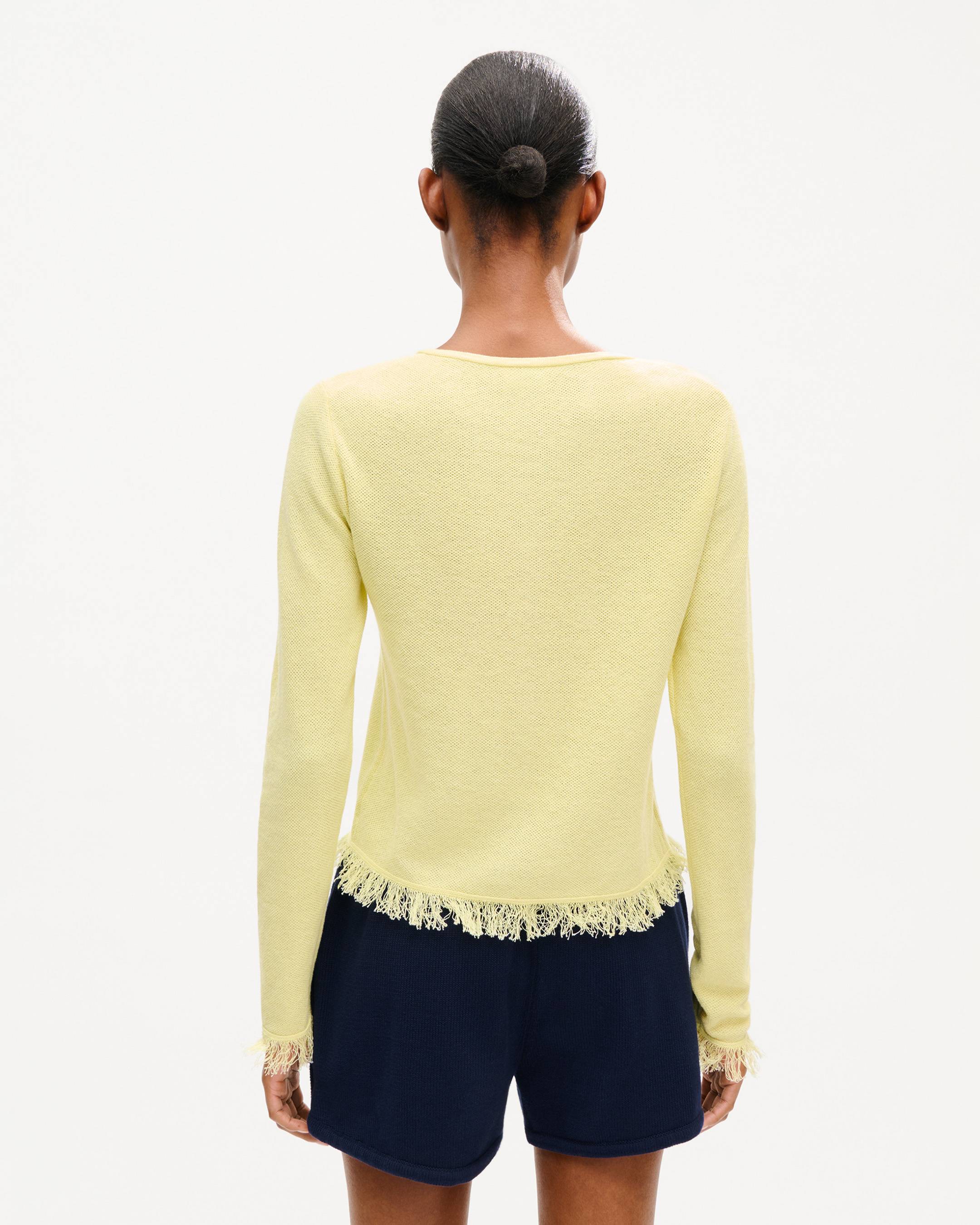 KENZO Sounds' embroidered cardigan in cotton linen | Women's | KENZO