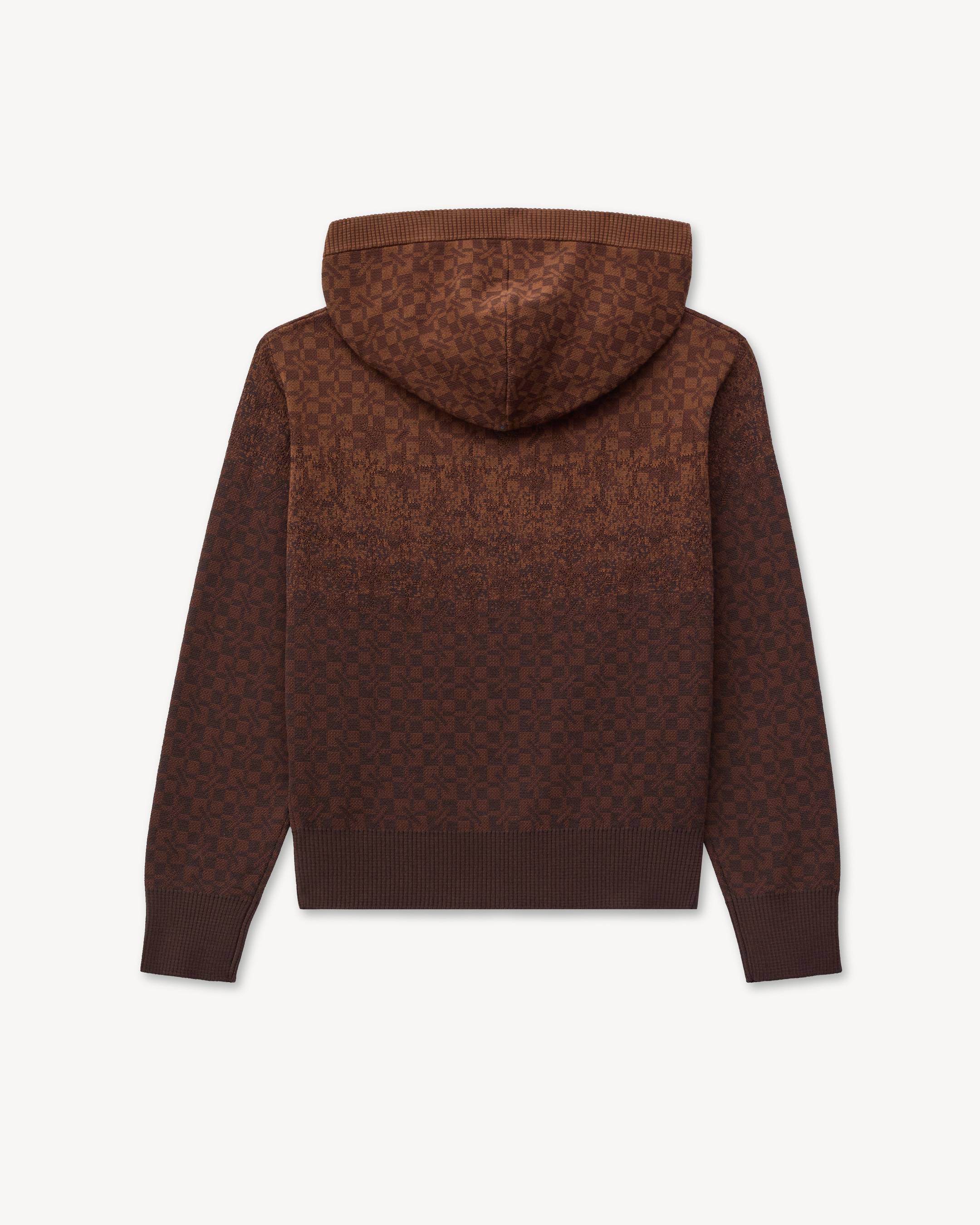 Kenzogram' knitted zip-up cardigan in cotton | Women's | KENZO