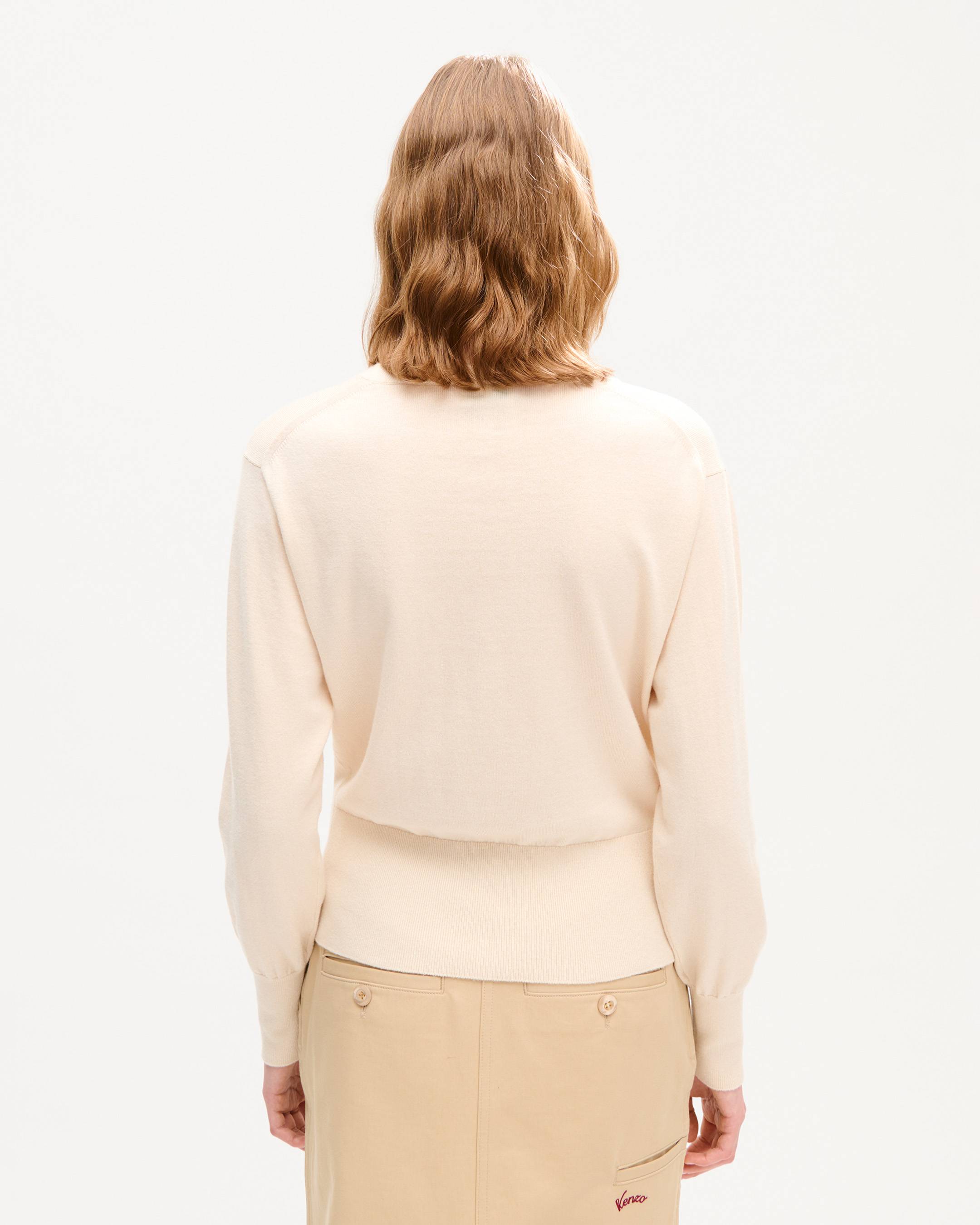 Cardigan brod&eacute; 'KENZO Loves' en laine et coton
