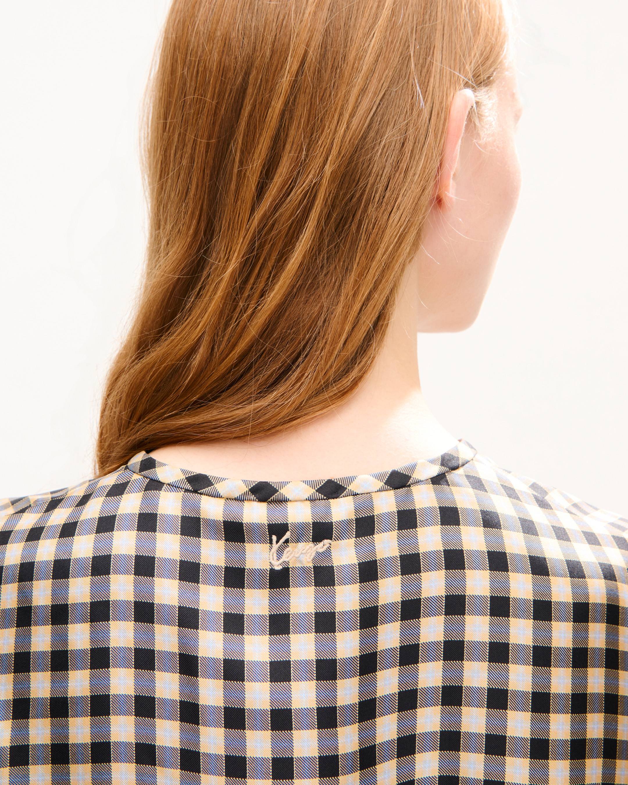 Camicetta in seta 'KENZO Checks'