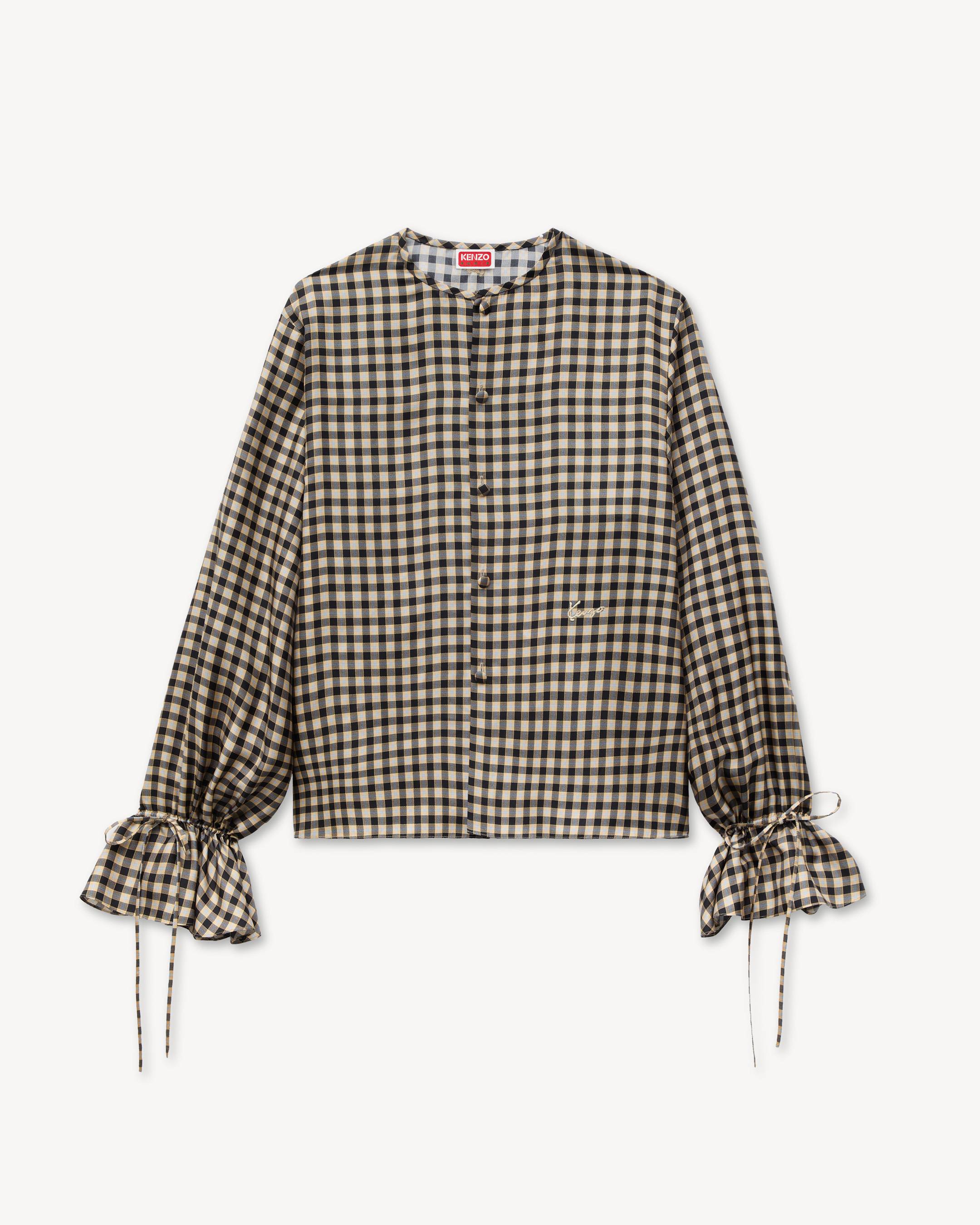 Camicetta in seta 'KENZO Checks'