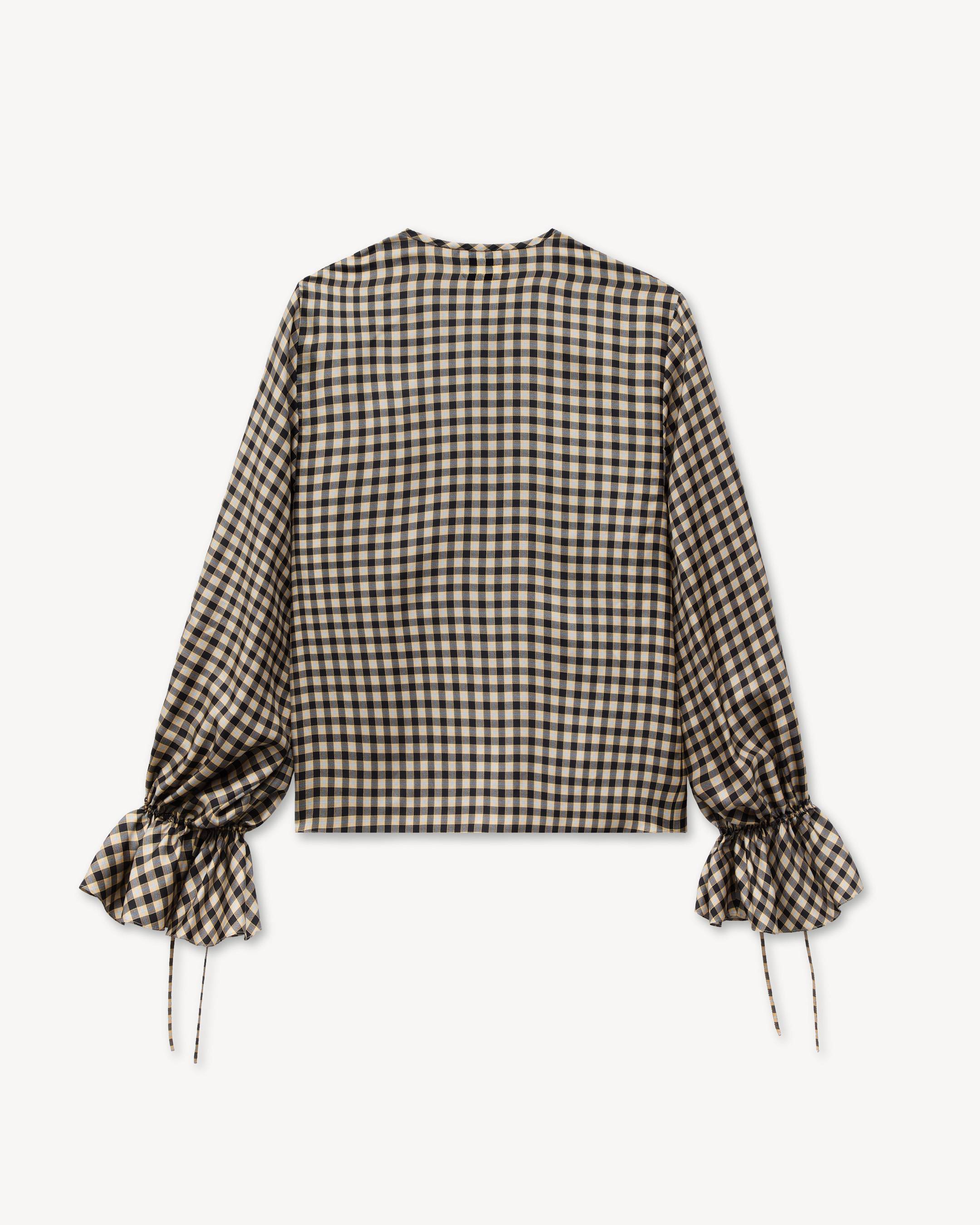 Camicetta in seta 'KENZO Checks'